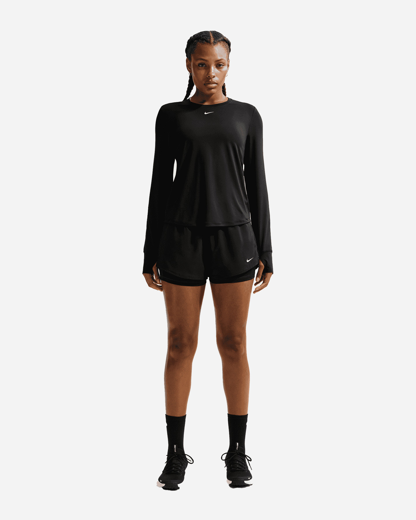 Short training NIKE ONE 2IN1 3IN W - Nero - 1 | Cisalfa Sport