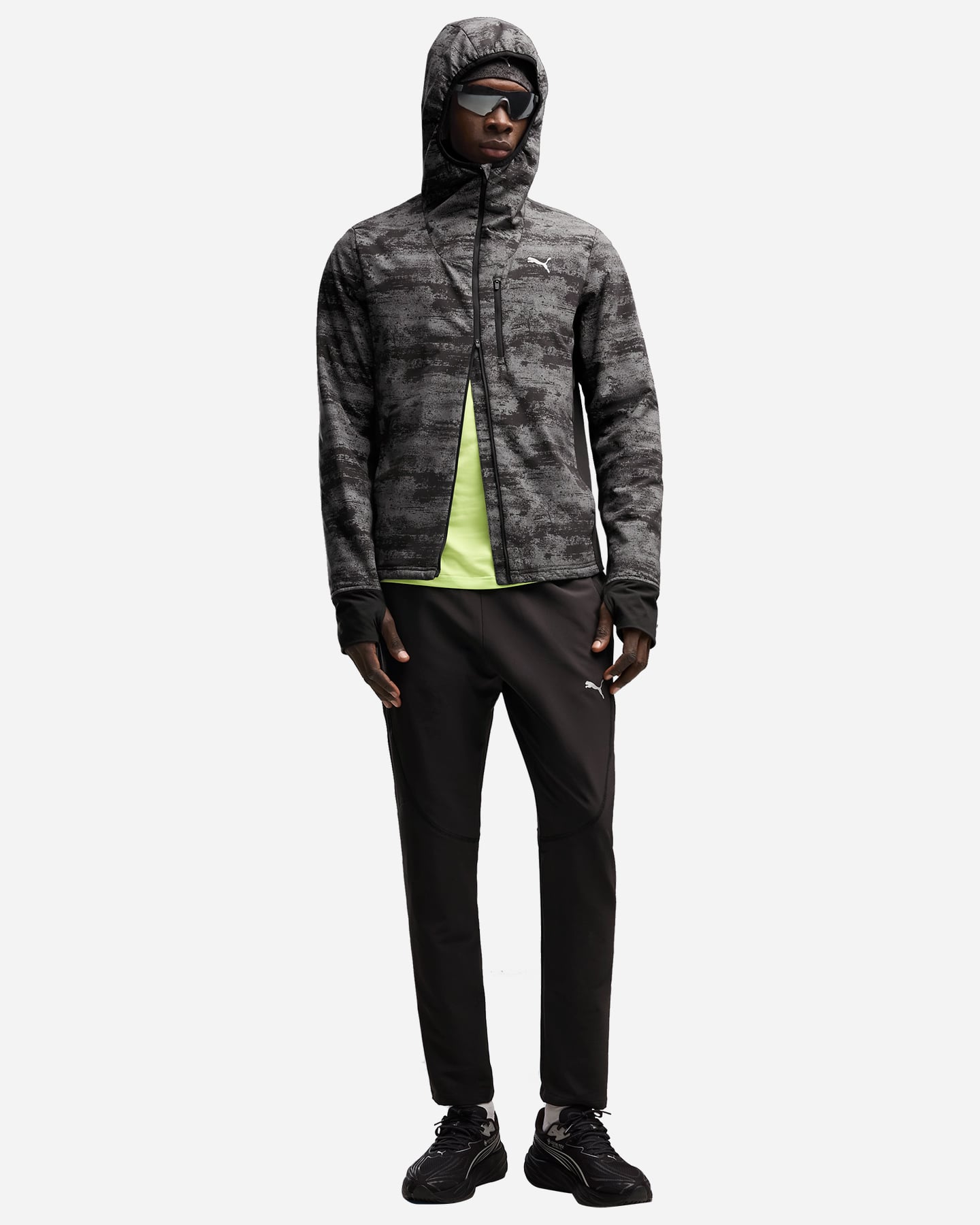 Leggings PUMA RUN WINDCELL M - Nero - 4 | Cisalfa Sport