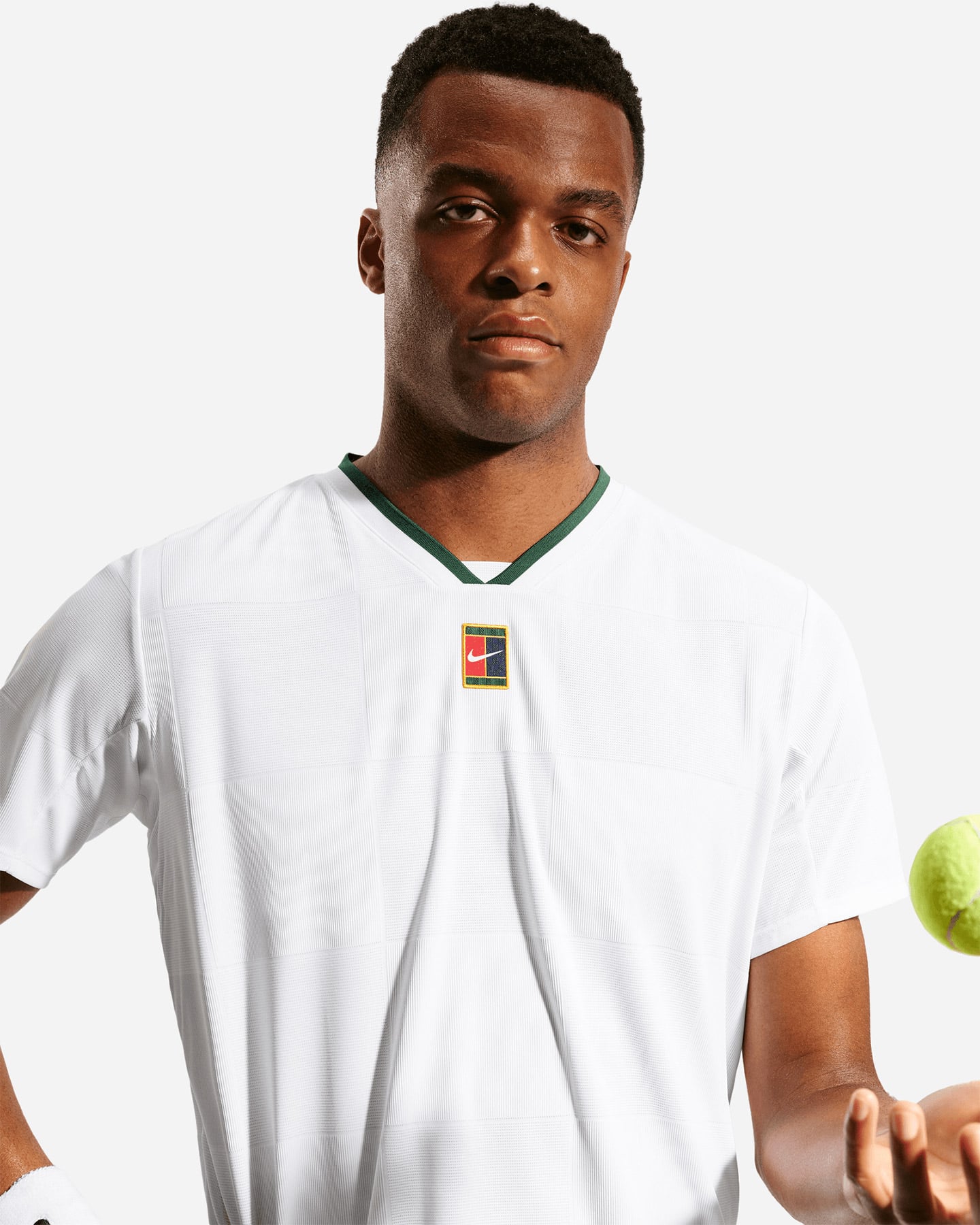 T-shirt tennis NIKE CARLOS M - Bianco - 3 | Cisalfa Sport