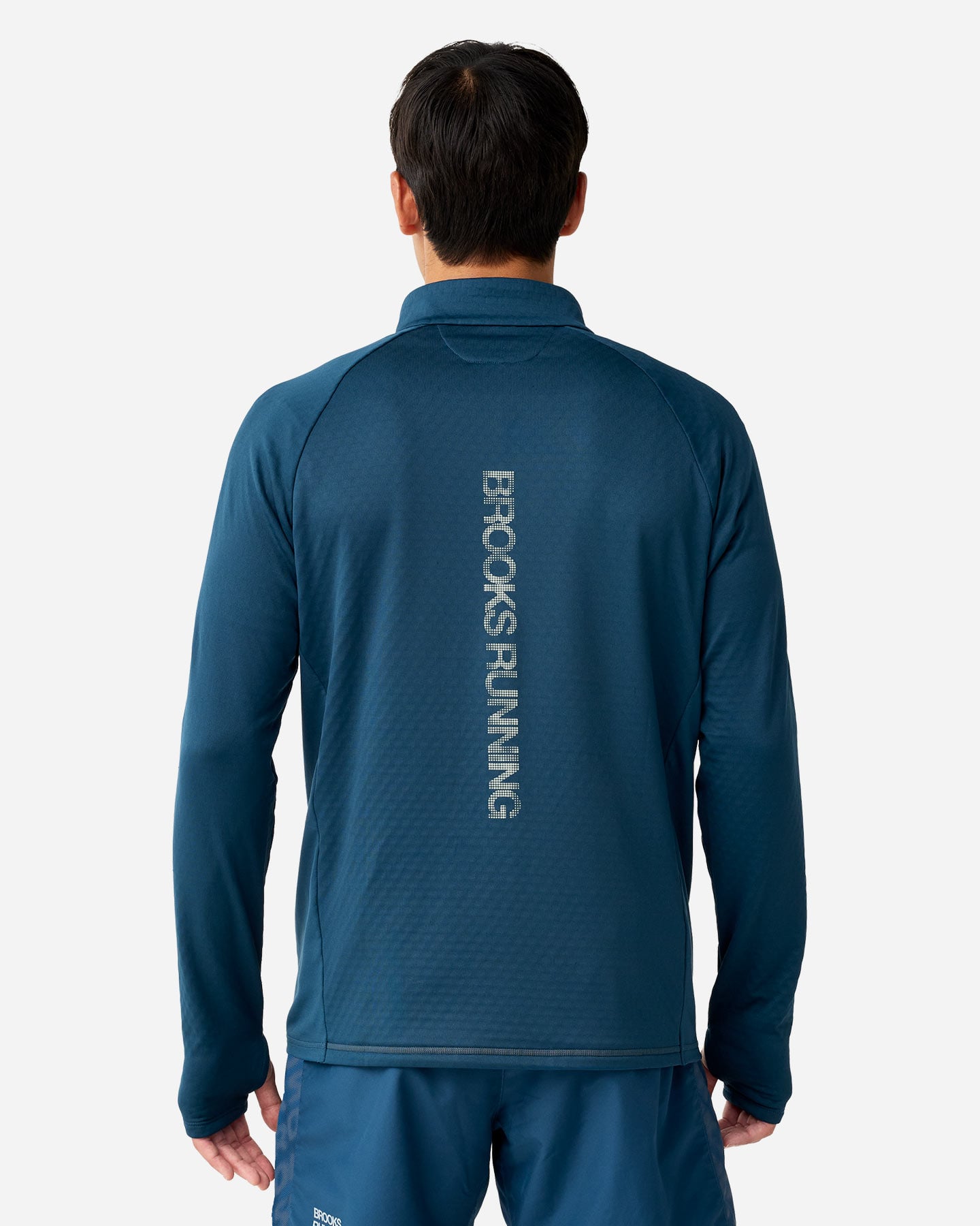 Maglia running BROOKS THERMAL REFLECTIVE M - Blu - 1 | Cisalfa Sport