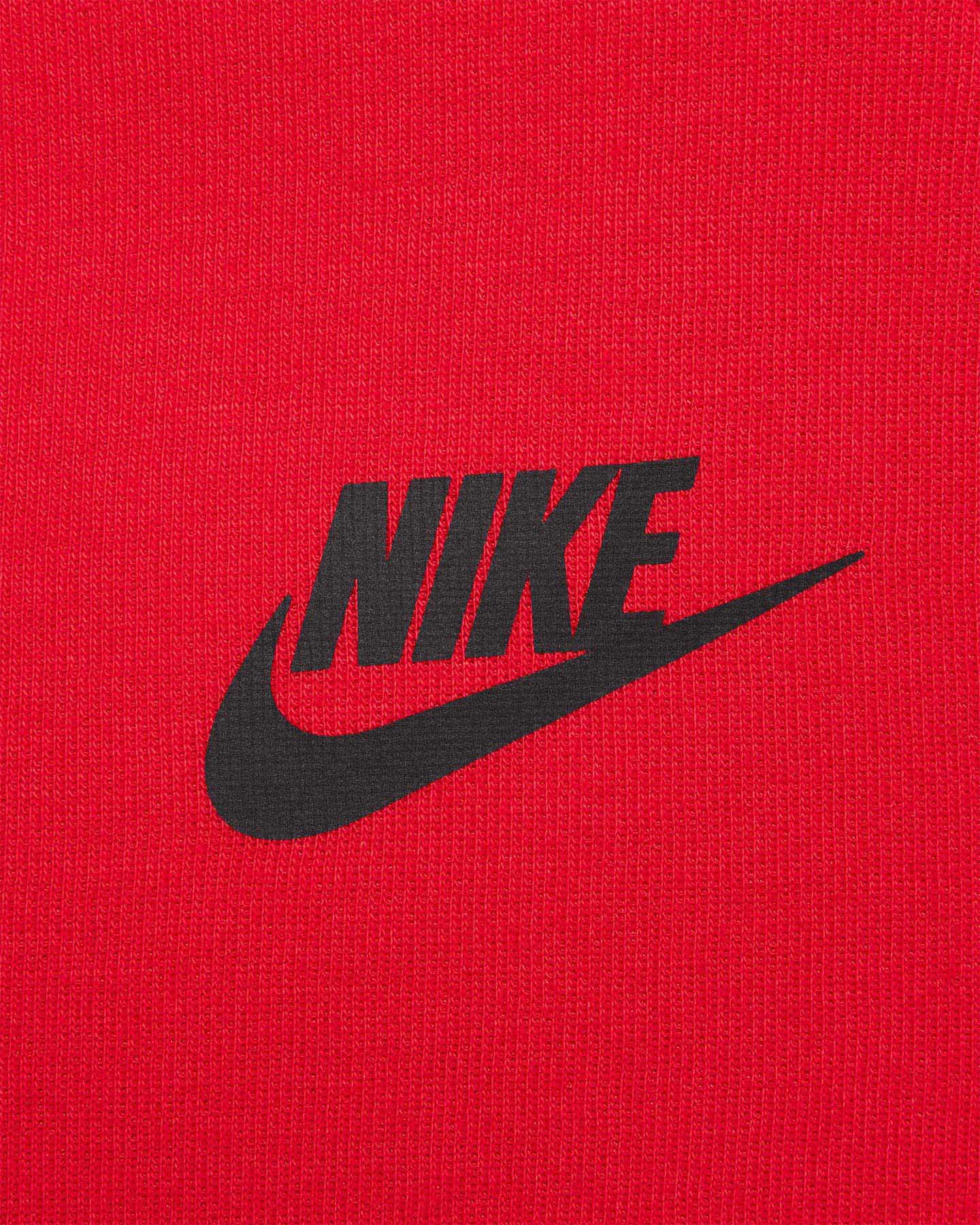 Felpa NIKE TECH FLEECE 2 JR - Rosso - 4 | Cisalfa Sport