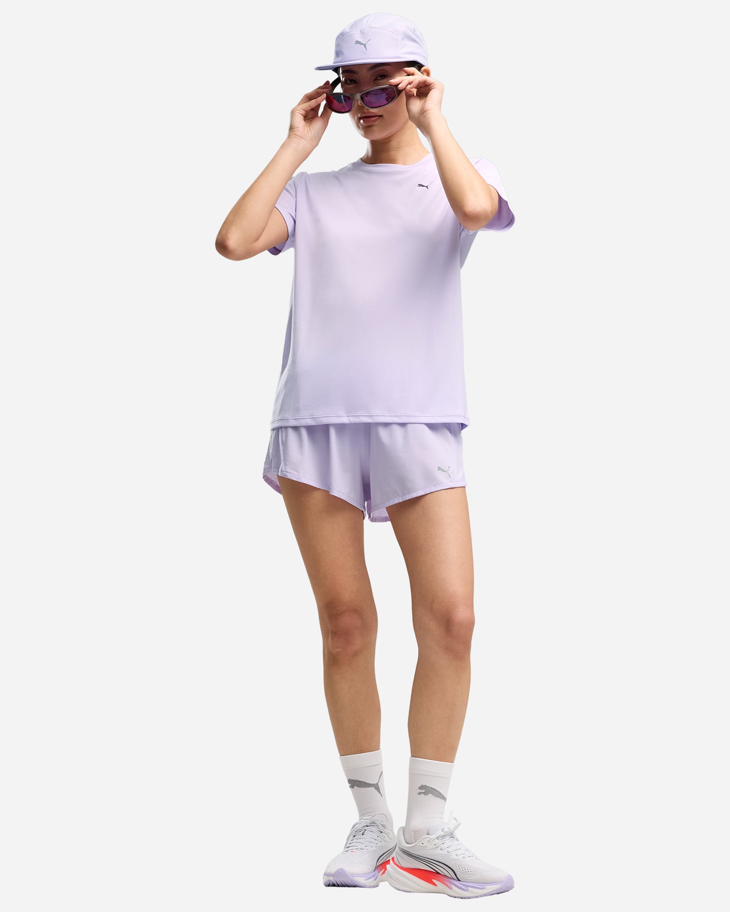 T-shirt running PUMA RUN NITRO GRAPHIC W - Viola - 4 | Cisalfa Sport