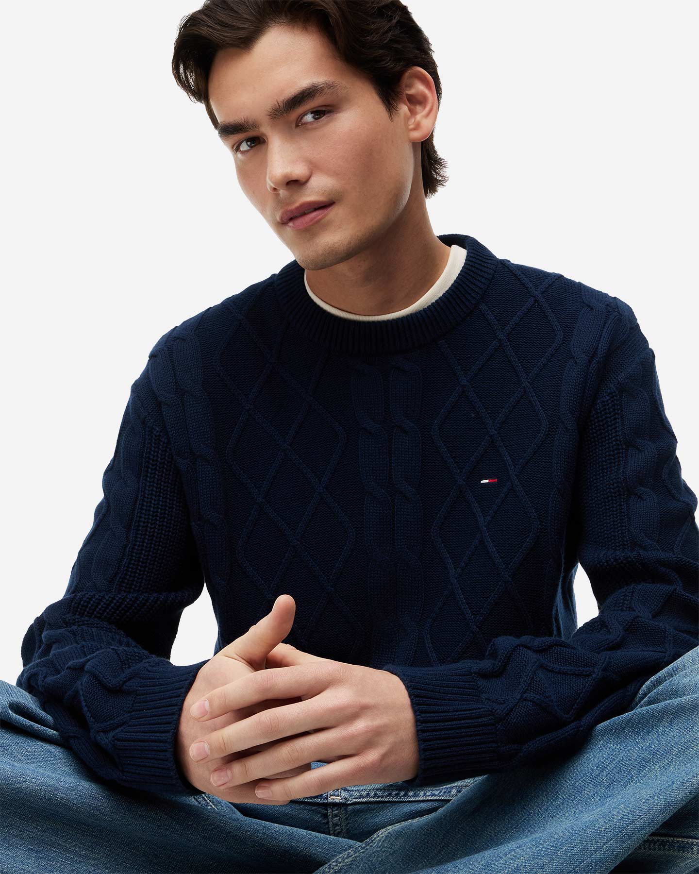 Maglione TOMMY HILFIGER CABLE M - Blu - 4 | Cisalfa Sport