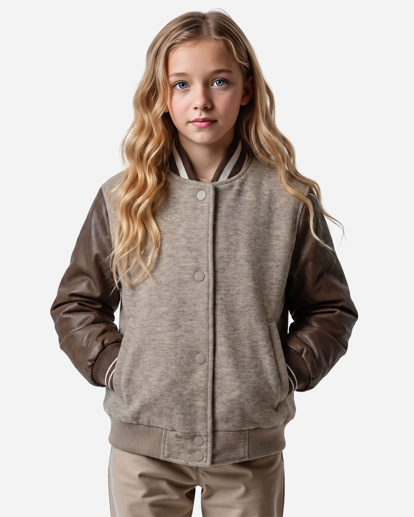 Giacca MIA M BASIC JR - Beige - 2 | Cisalfa Sport