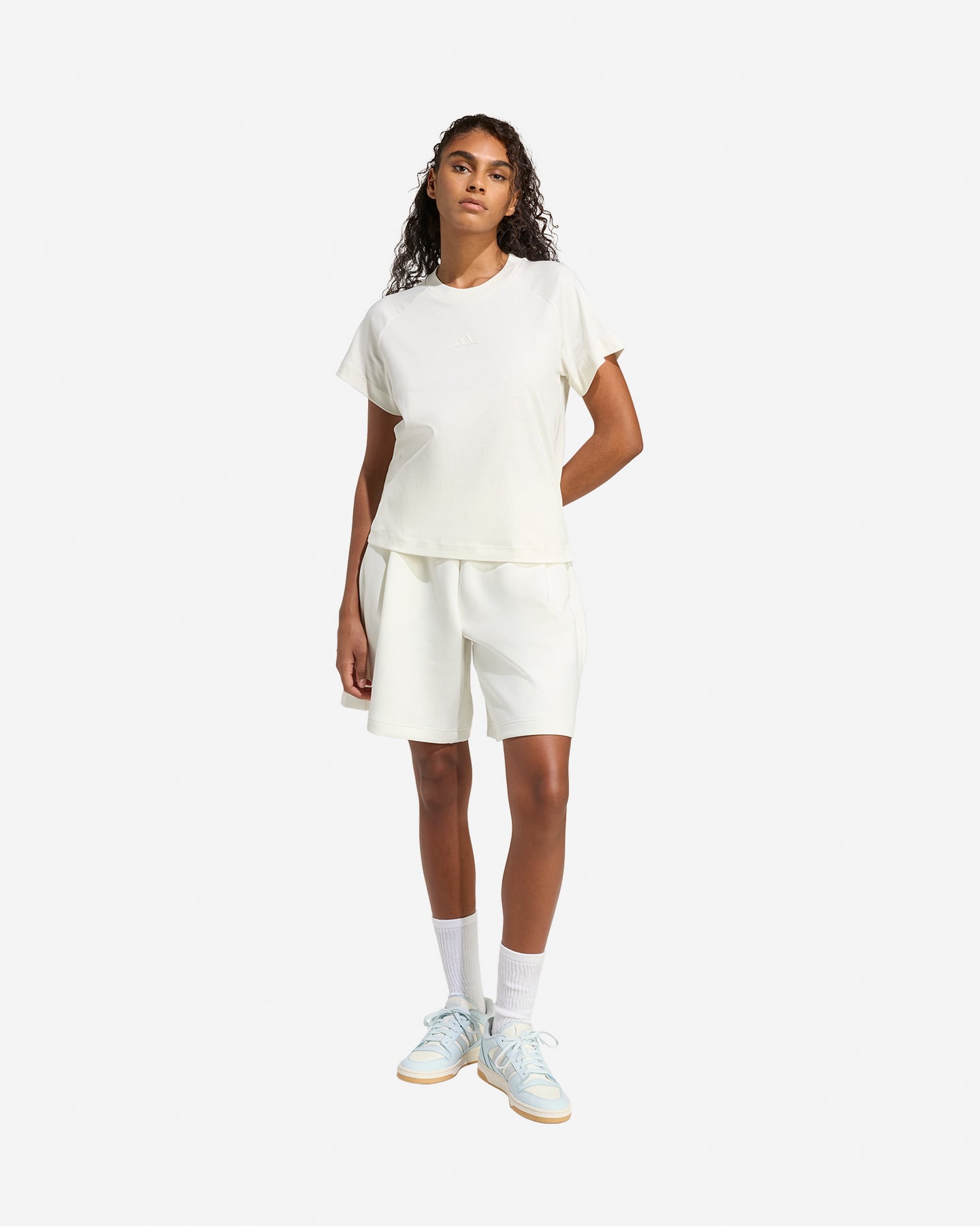 T-shirt ADIDAS SOFT LUX W - Bianco - 3 | Cisalfa Sport