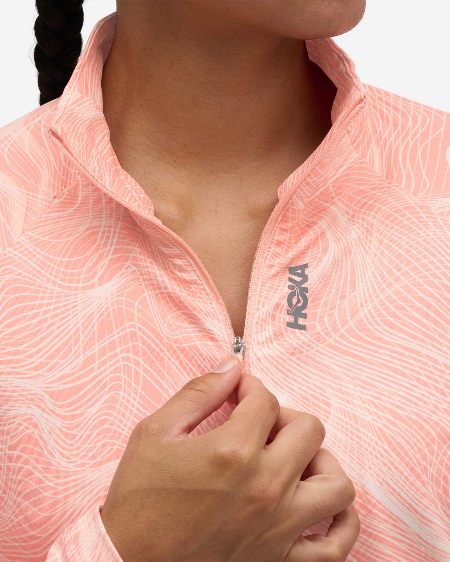Maglia running HOKA CLASSIC W - Rosa - 4 | Cisalfa Sport