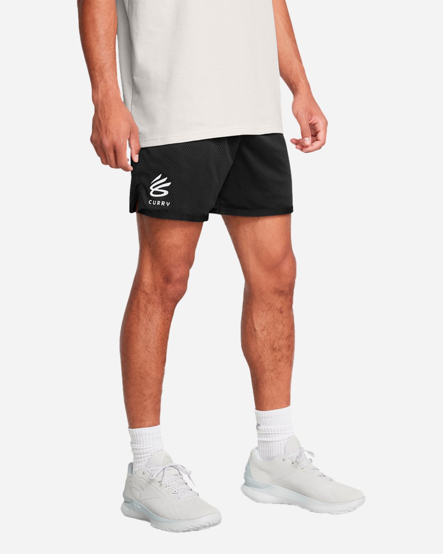 Pantaloncini basket UNDER ARMOUR CURRY M - Nero - 2 | Cisalfa Sport