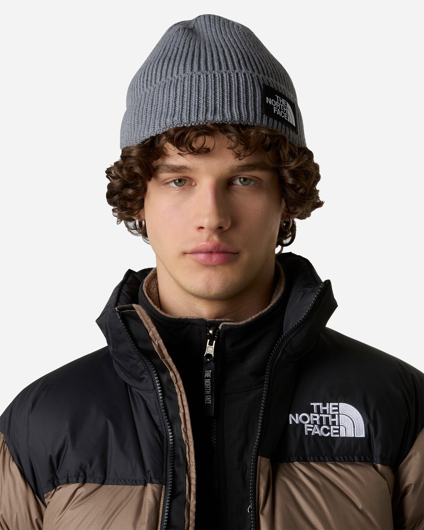 Berretto THE NORTH FACE LOGO BOX M - Grigio - 1 | Cisalfa Sport
