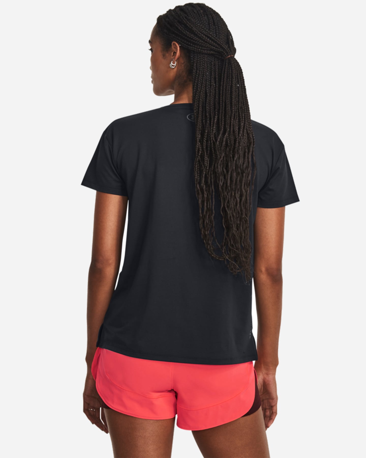 T-shirt training UNDER ARMOUR RUSH SMALL LOGO W - Nero - 1 | Cisalfa Sport