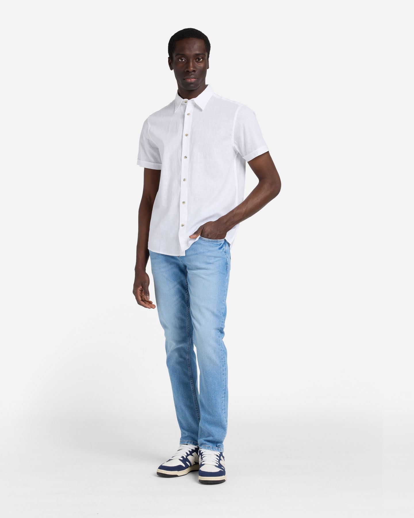 Camicia DACK'S ESSENTIAL M - Bianco - 4 | Cisalfa Sport