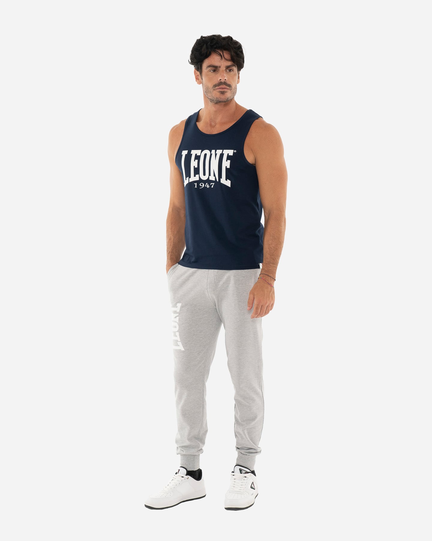 Canotta LEONE BIG LOGO M - Blu Navy - 2 | Cisalfa Sport