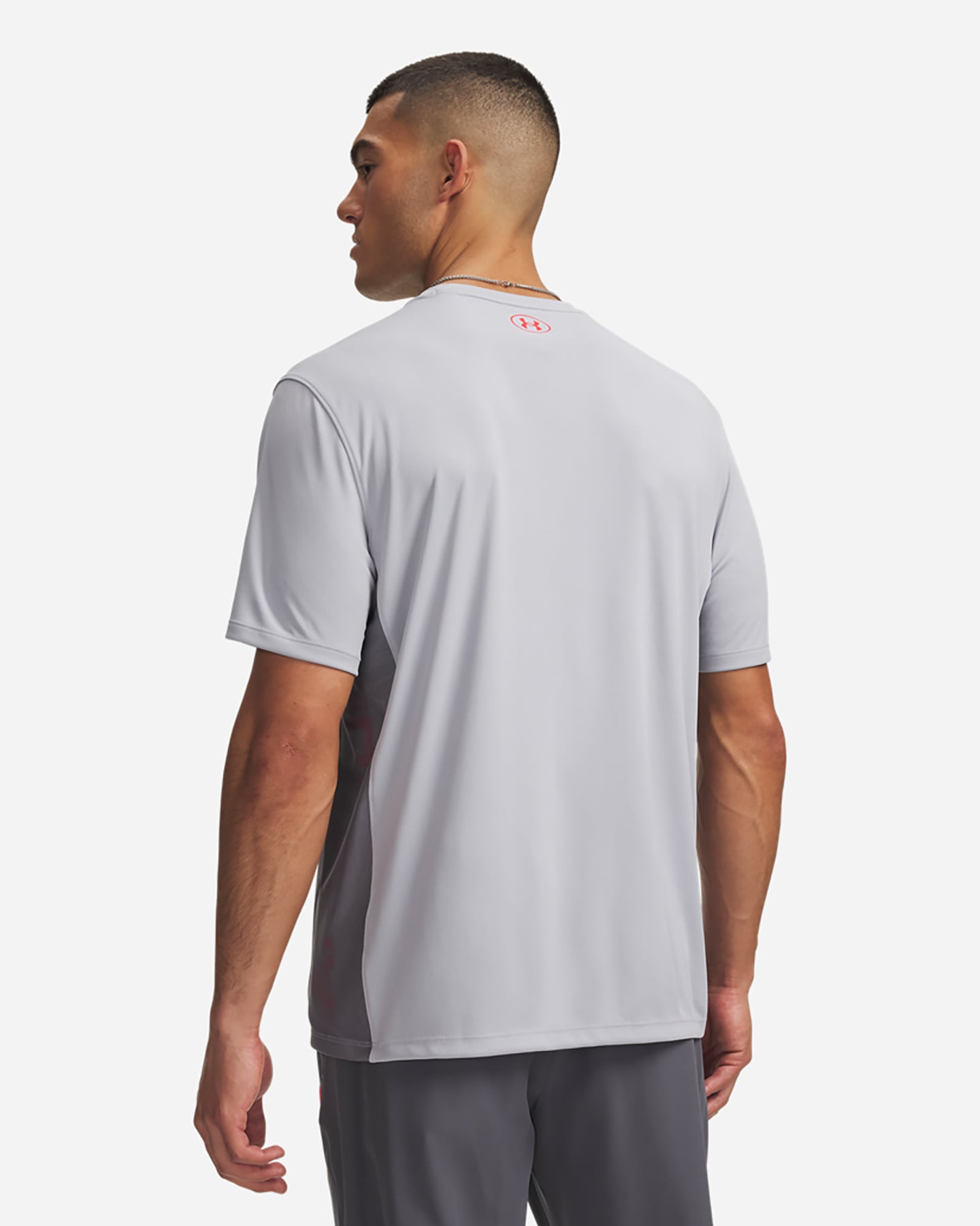 T-shirt training UNDER ARMOUR TECH UTILITY M - Grigio - 1 | Cisalfa Sport