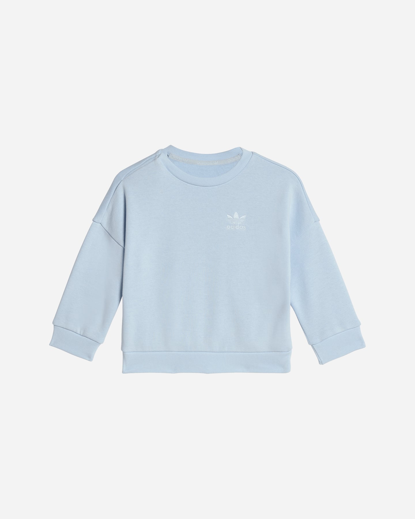 Tuta ADIDAS LOOSE CREW JOGGER JR - Azzurro - 1 | Cisalfa Sport
