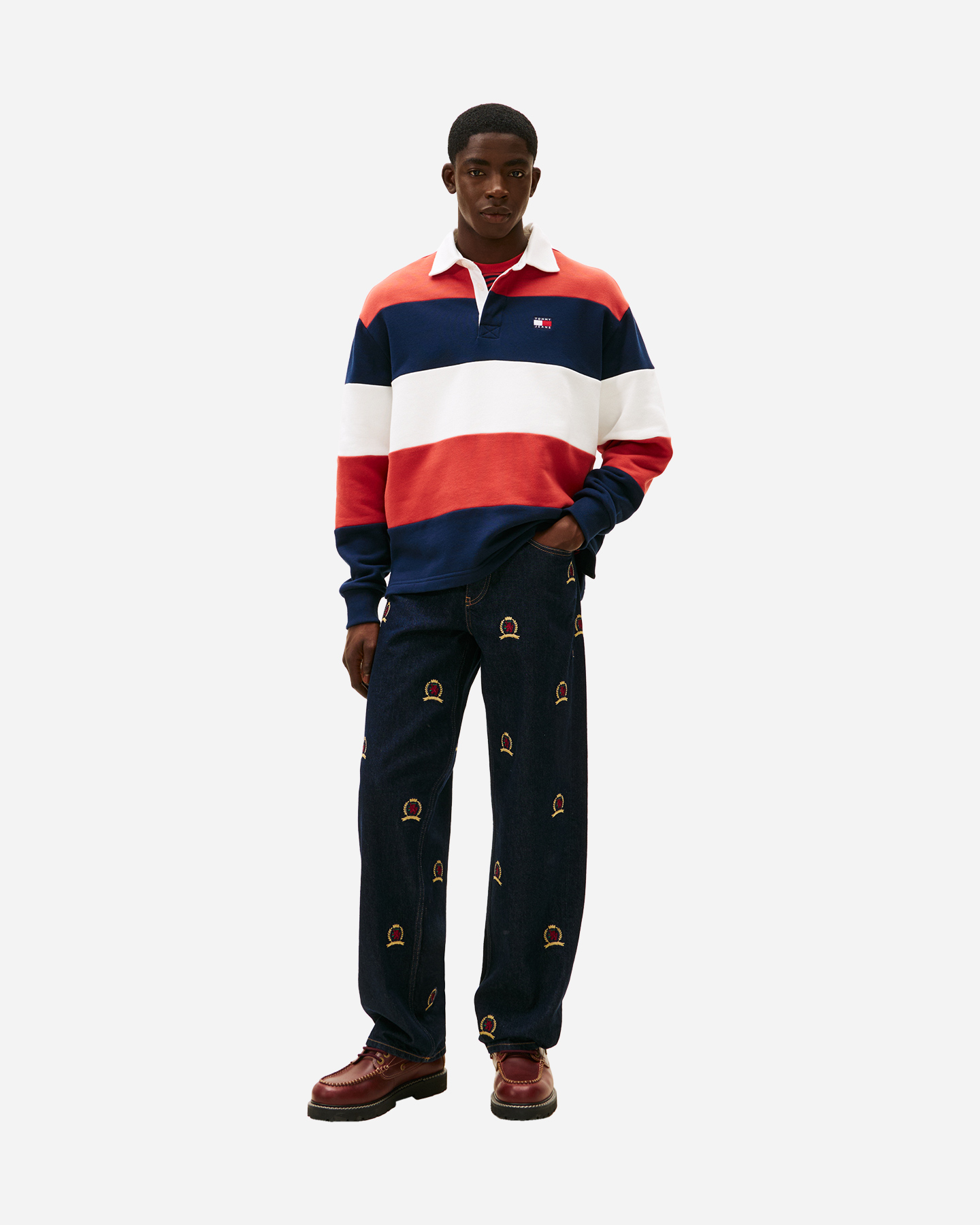 Polo TOMMY HILFIGER RUGBY STRIPES M - Color mix - 2 | Cisalfa Sport