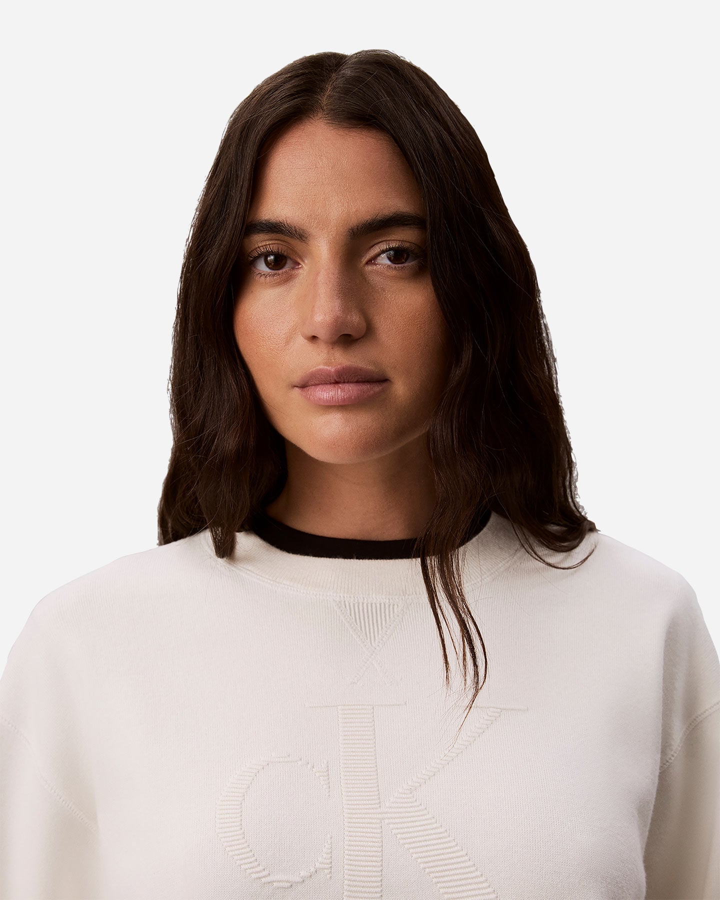 Maglione CALVIN KLEIN JEANS CLASSIC W - Bianco - 4 | Cisalfa Sport
