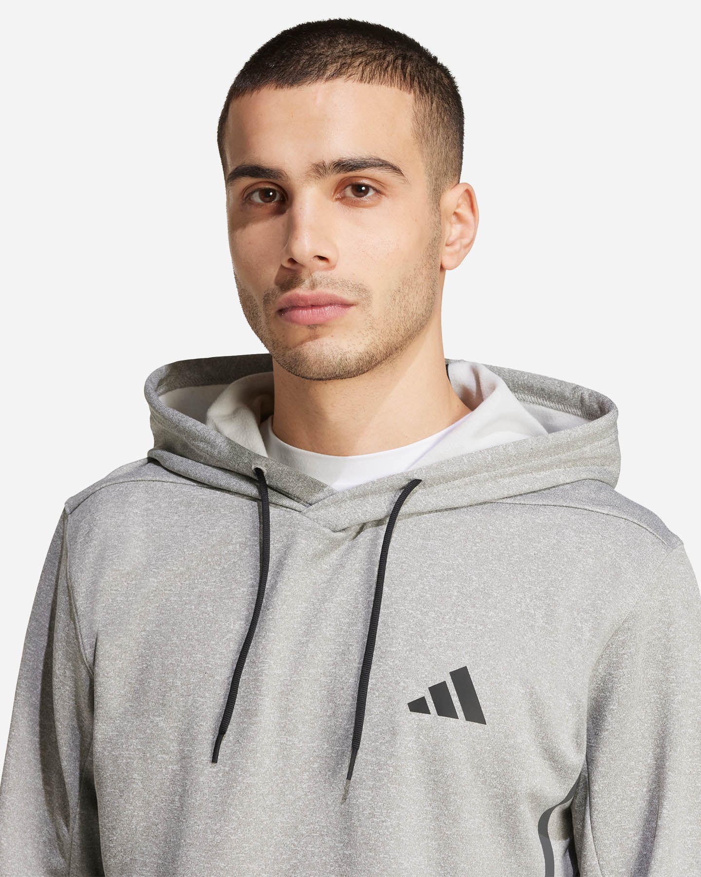 Felpa training ADIDAS CLASSIC M - Grigio - 4 | Cisalfa Sport