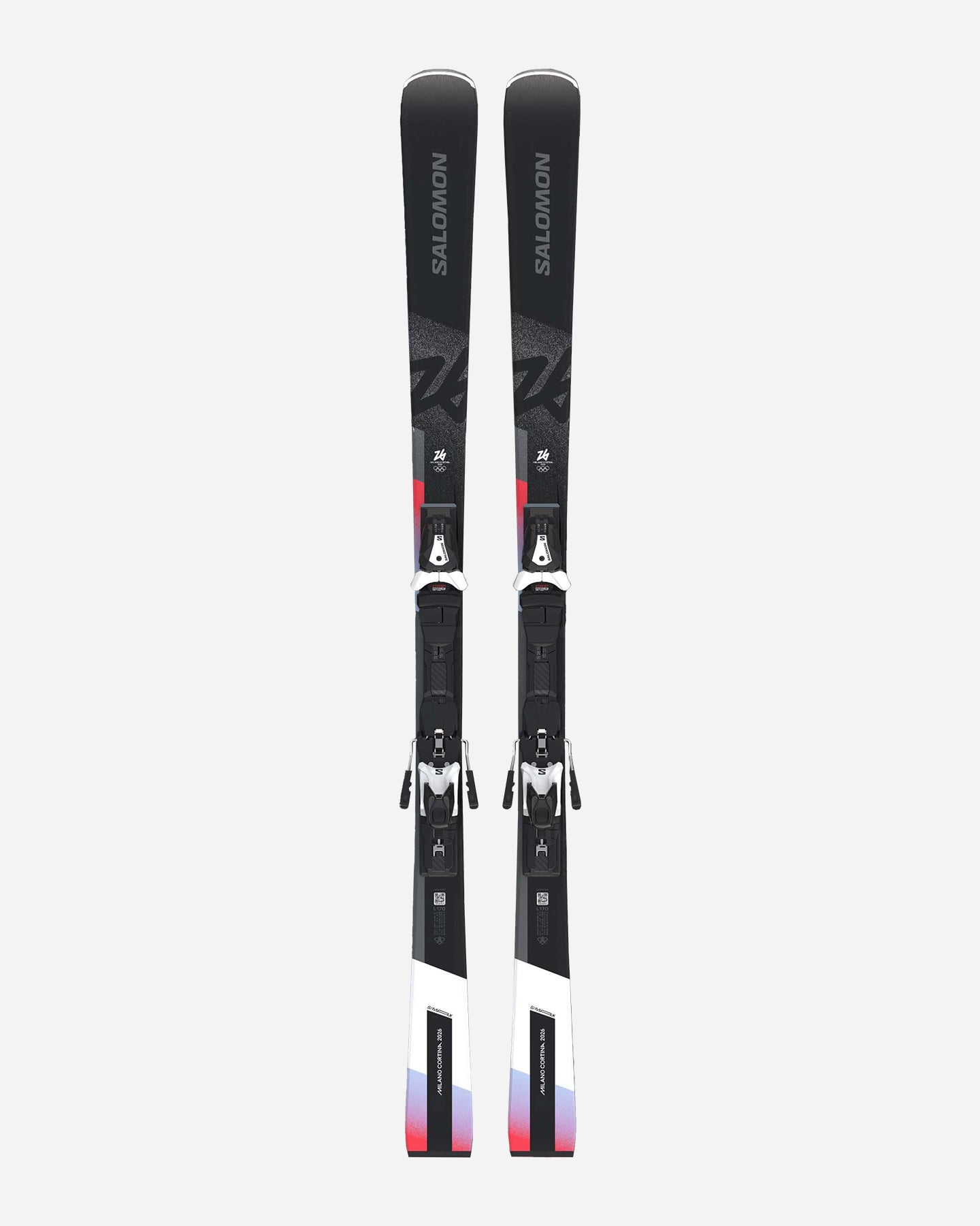 Sci SALOMON E-GOLD S-MAX + MI12 F80  - Nero - 1 | Cisalfa Sport