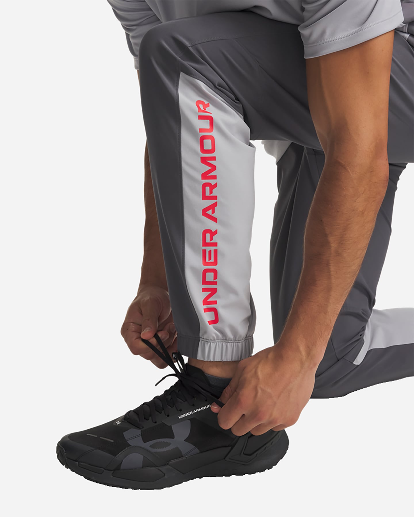 Pantalone training UNDER ARMOUR TECH UTILITY M - Grigio - 4 | Cisalfa Sport