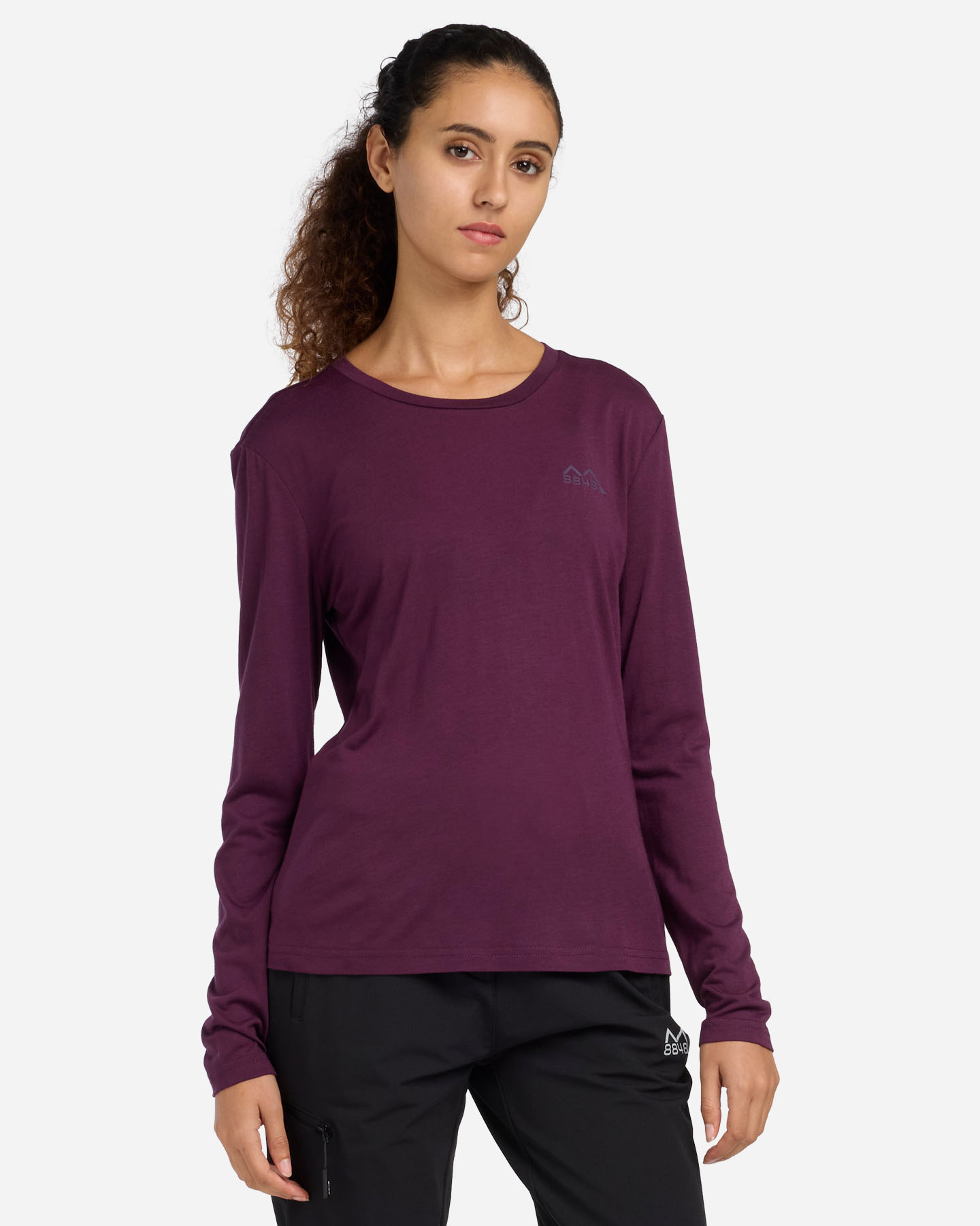 T-shirt 8848 MERINO W - Viola - 1 | Cisalfa Sport