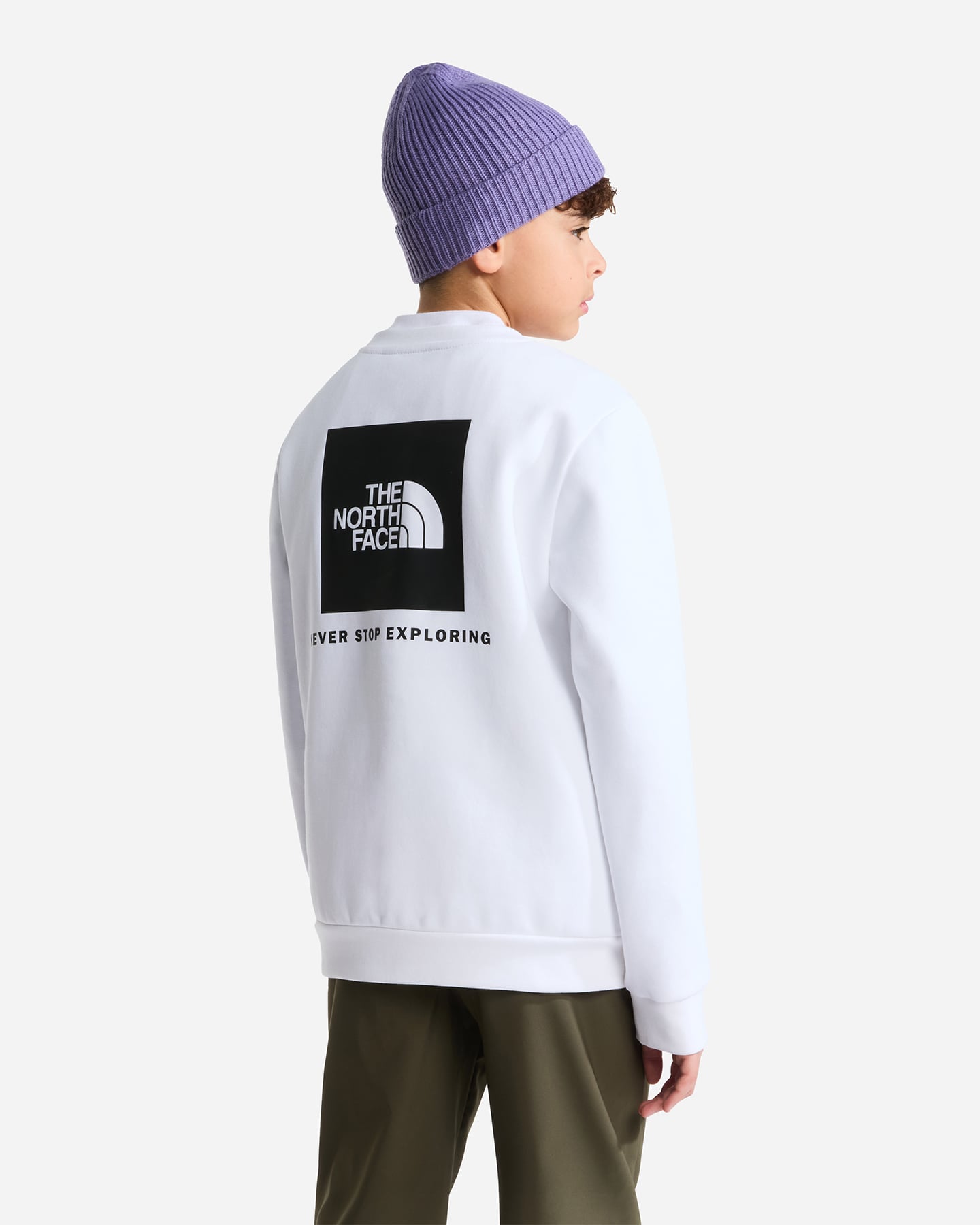 Felpa THE NORTH FACE EVOLUTION BOX JR - Bianco - 2 | Cisalfa Sport
