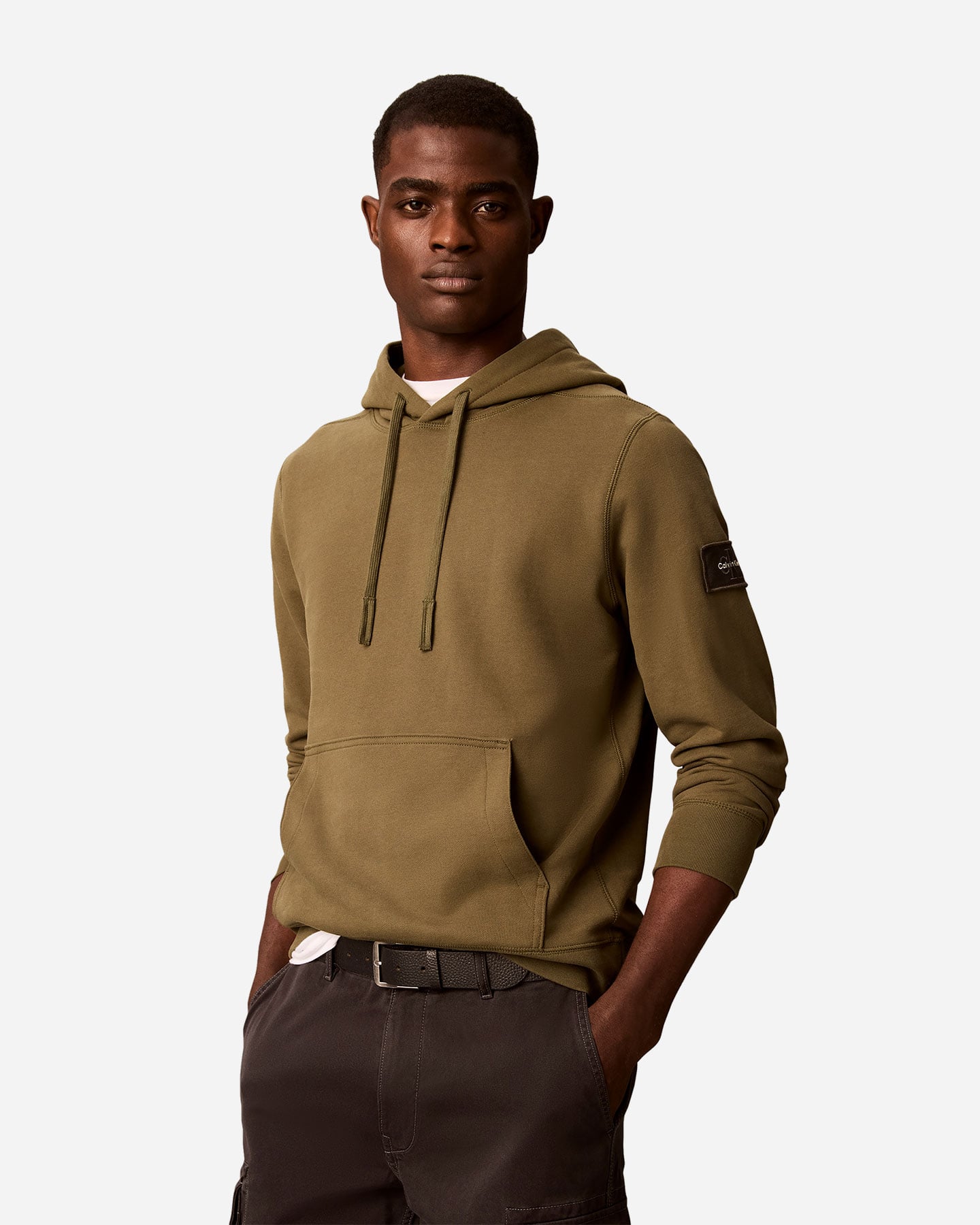 Felpa CALVIN KLEIN JEANS TERRY M - Verde - 1 | Cisalfa Sport