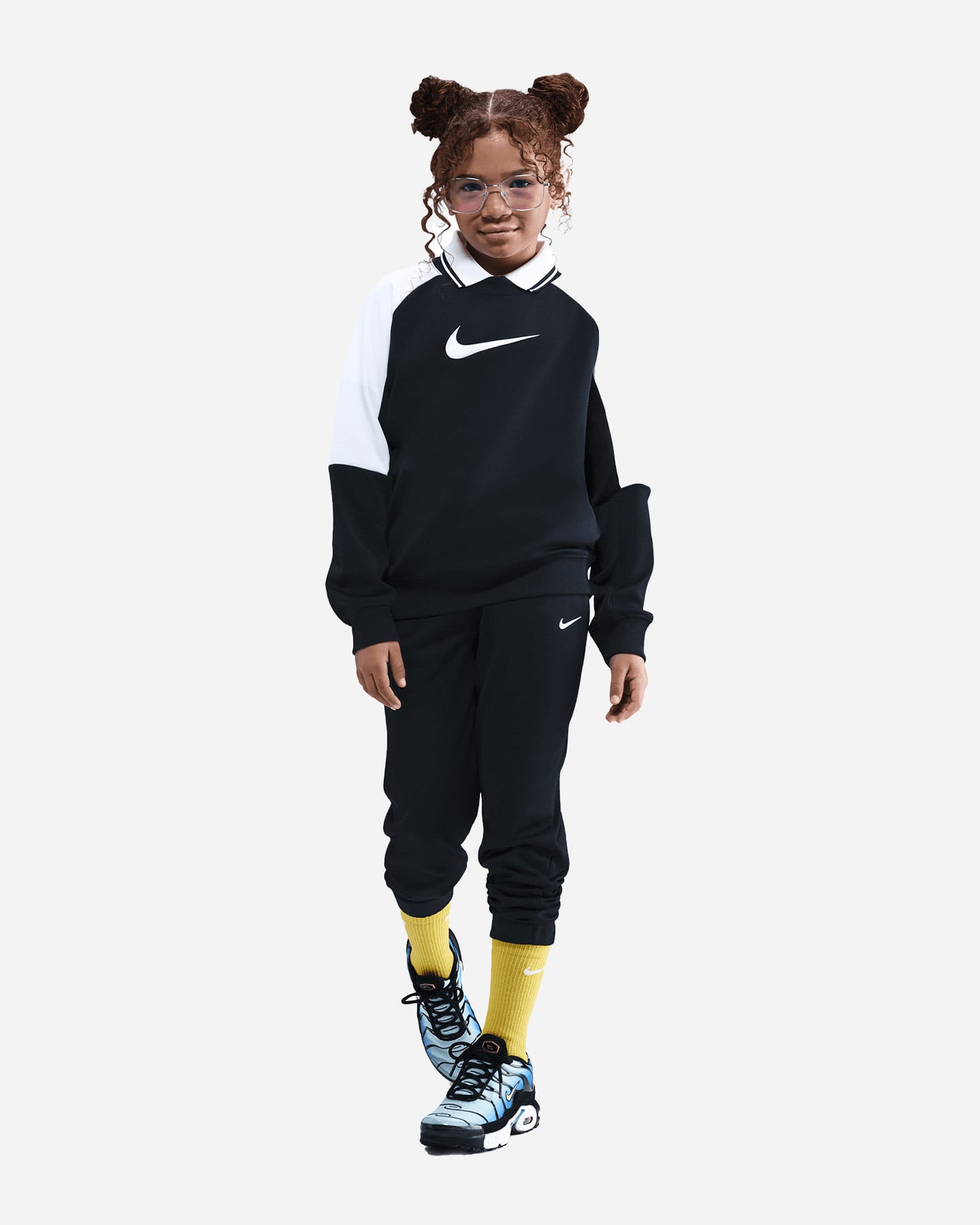 Tuta NIKE COLOR BLOCK JR - Nero - 1 | Cisalfa Sport
