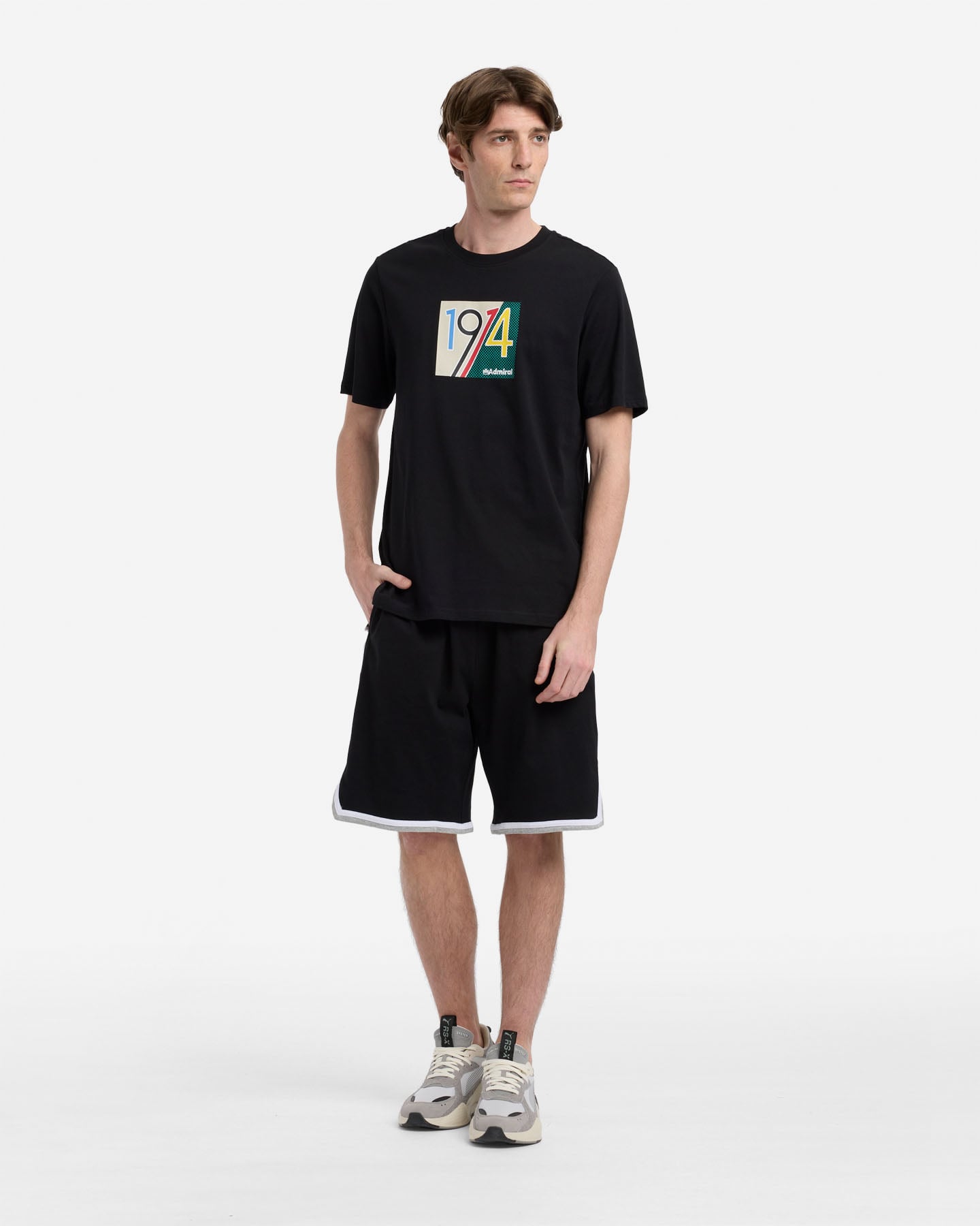 T-shirt ADMIRAL ESSENTIAL COLLEGE M - Nero - 2 | Cisalfa Sport