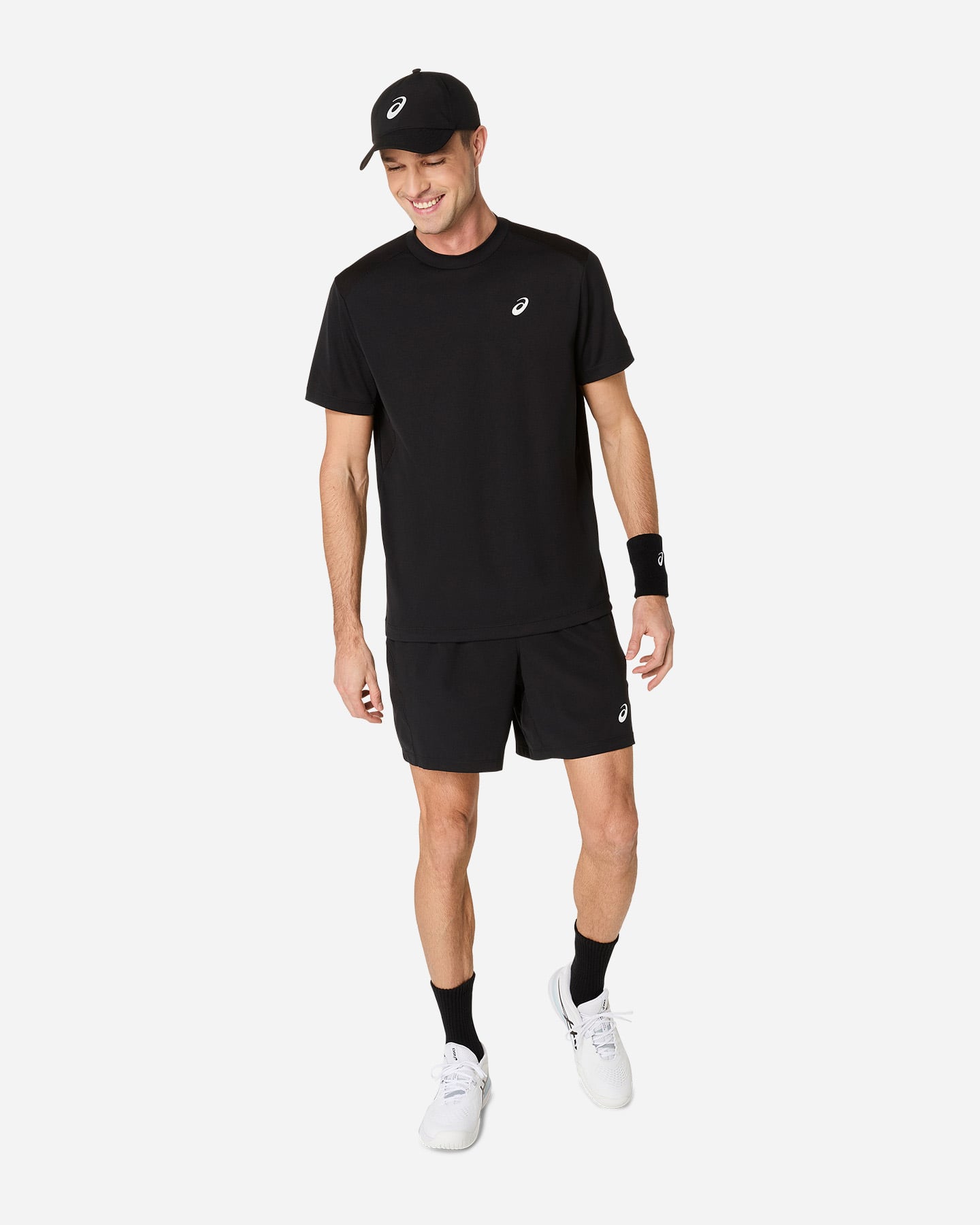 T-shirt tennis ASICS COURT M - Nero - 3 | Cisalfa Sport