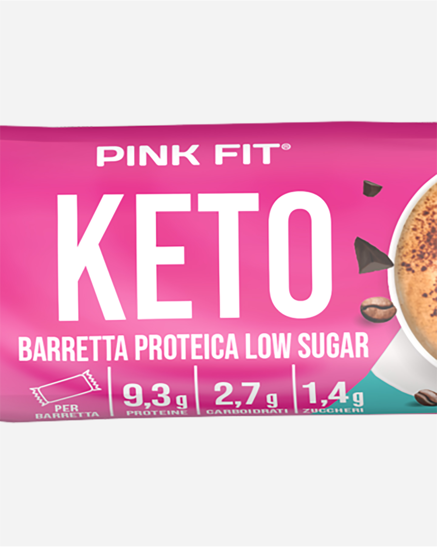 Barretta proteica PROACTION KETO MOCACCINO 30 G  - Rosa - 1 | Cisalfa Sport