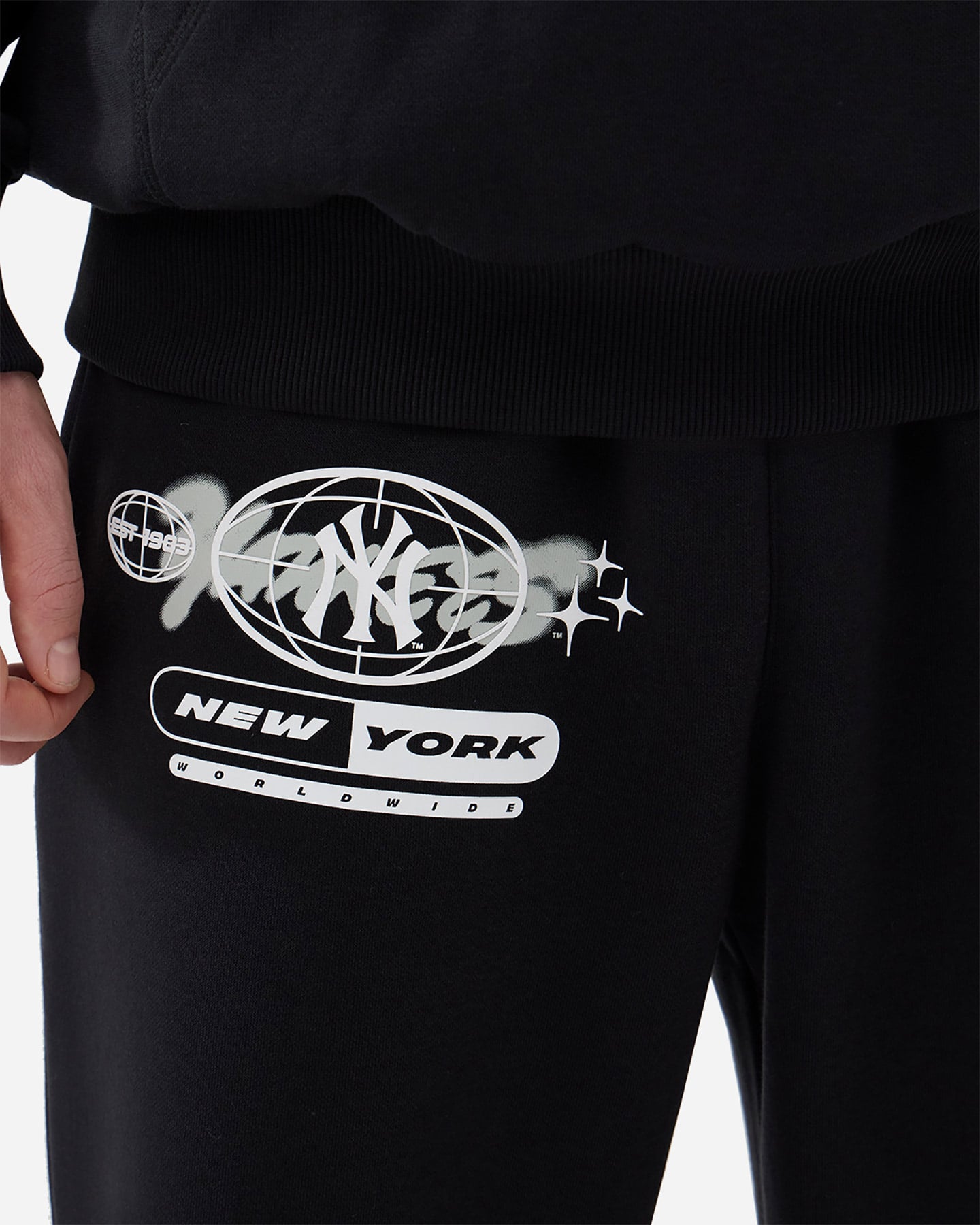 Pantalone NEW ERA BASIC M - Nero - 3 | Cisalfa Sport