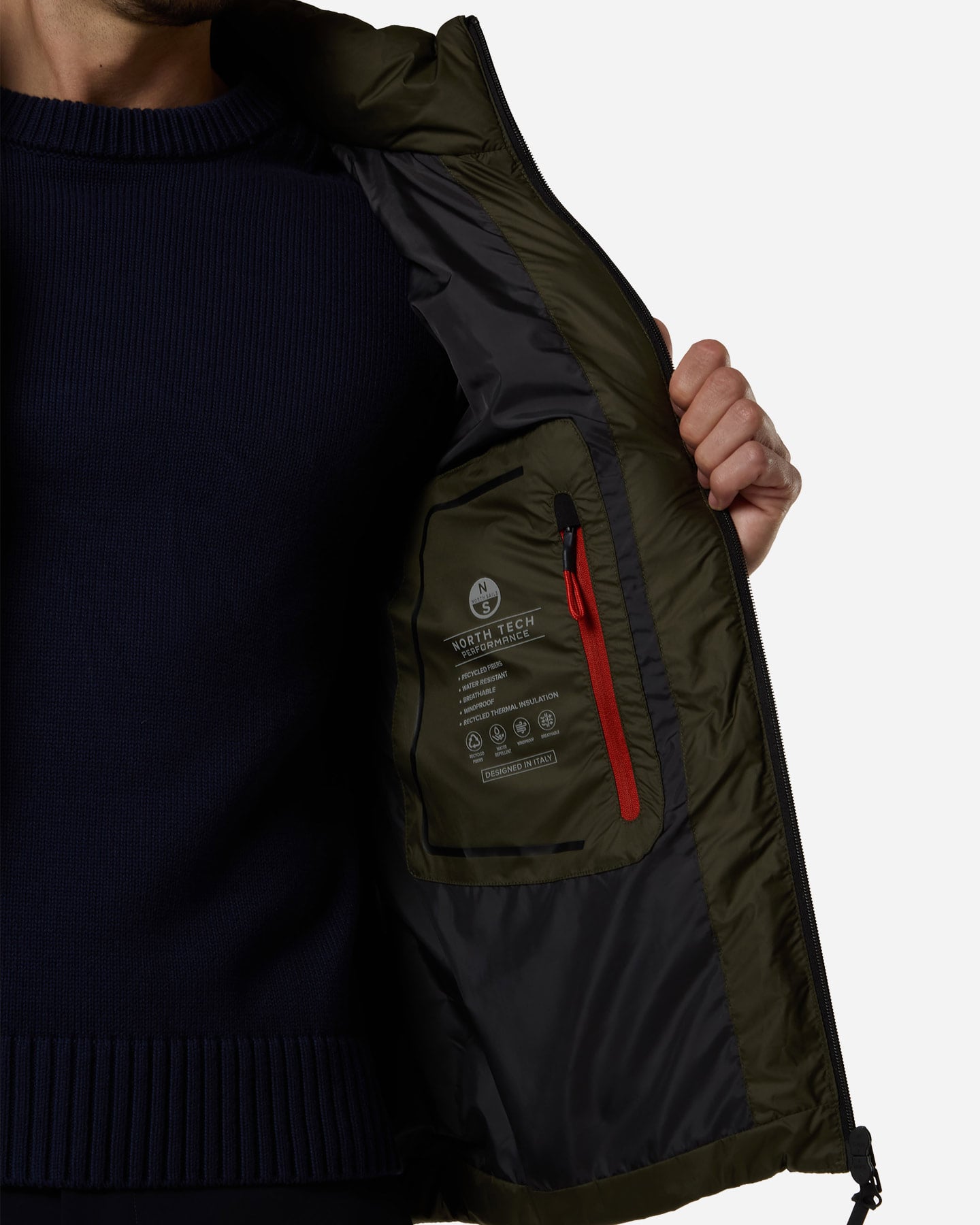 Piumino NORTH SAILS TERMOSALDATO M - Verde - 5 | Cisalfa Sport