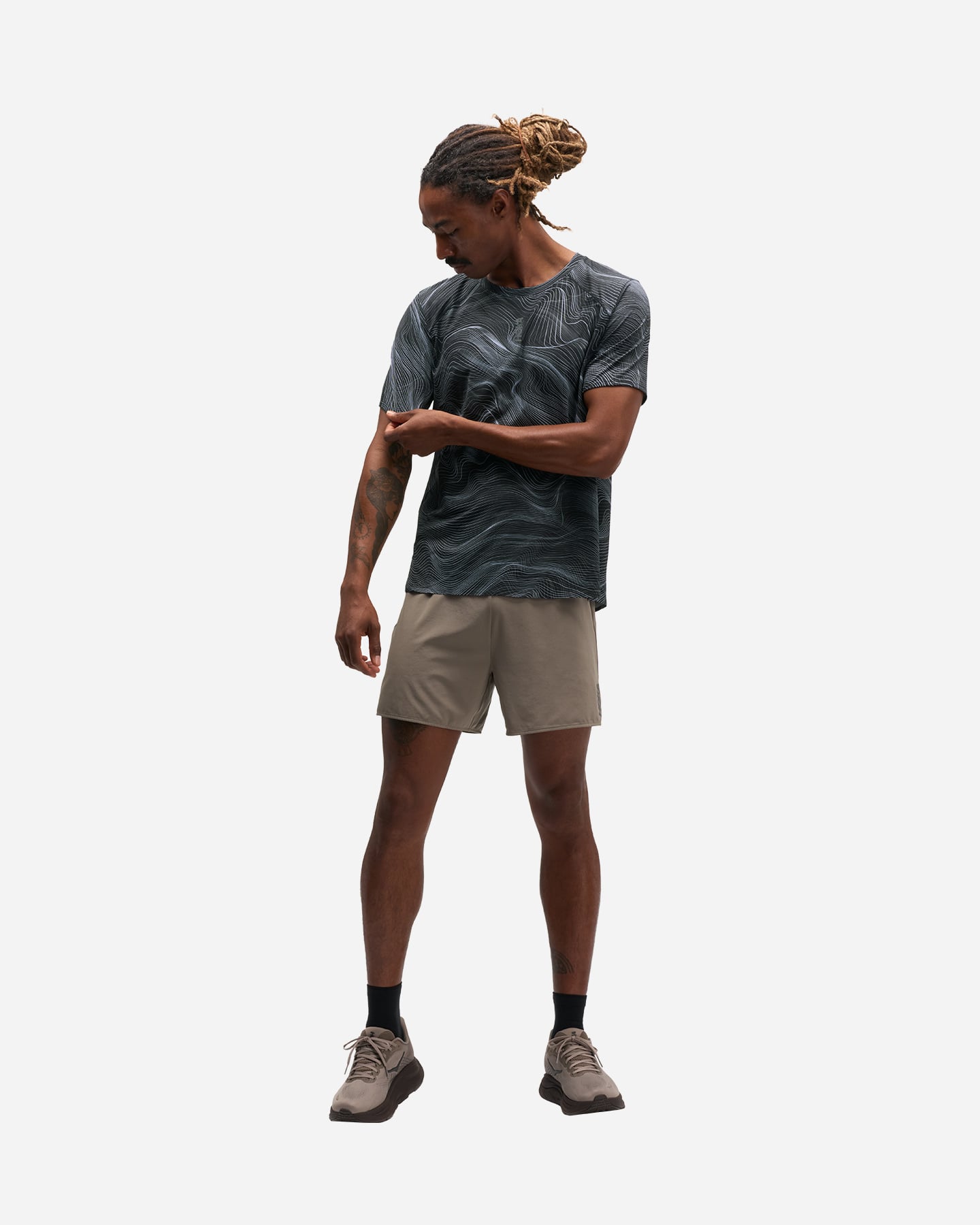 T-shirt running HOKA CLASSIC M - Nero - 2 | Cisalfa Sport