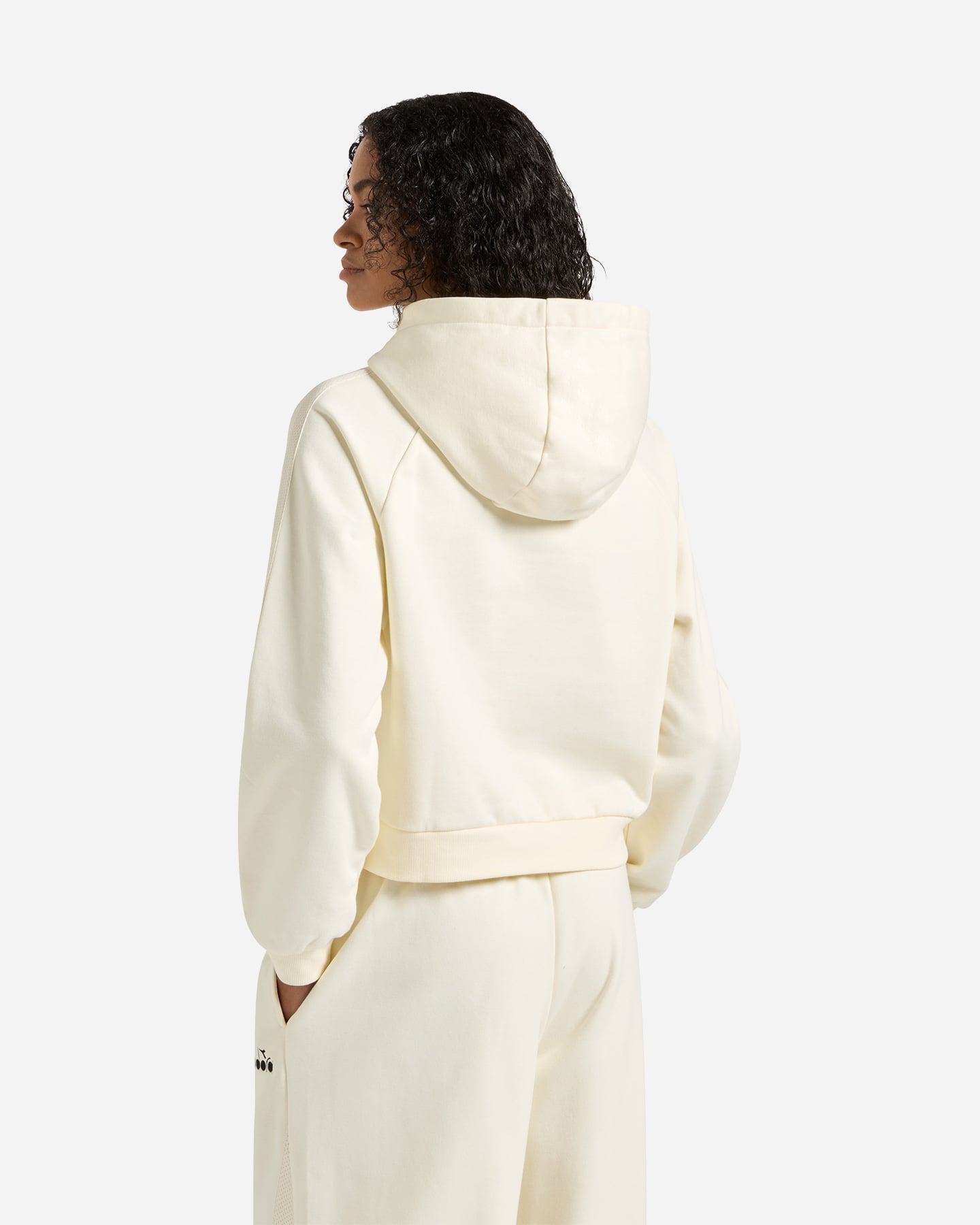 Felpa DIADORA CLASSIC W - Bianco - 2 | Cisalfa Sport