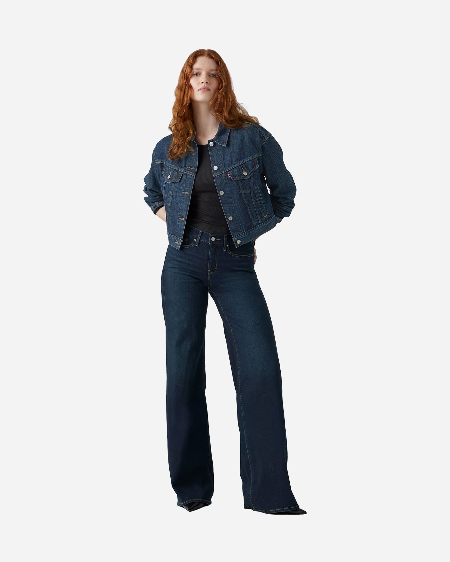 Jeans LEVI'S 318 SHAPING WIDE LEG W - Denim - 5 | Cisalfa Sport