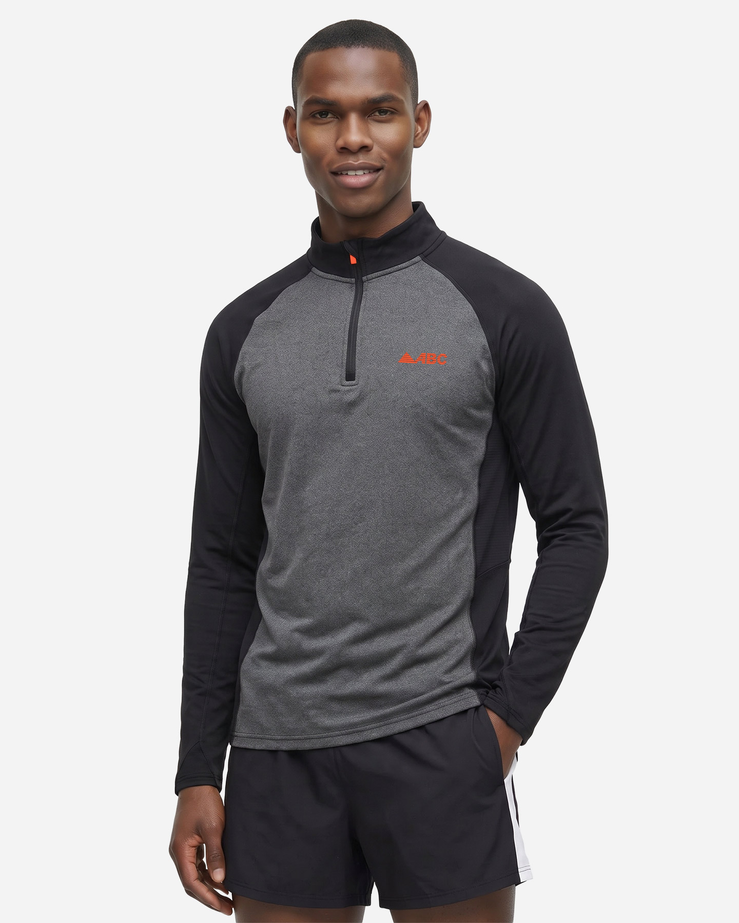 Maglia running ABC TECH M - Nero - 2 | Cisalfa Sport