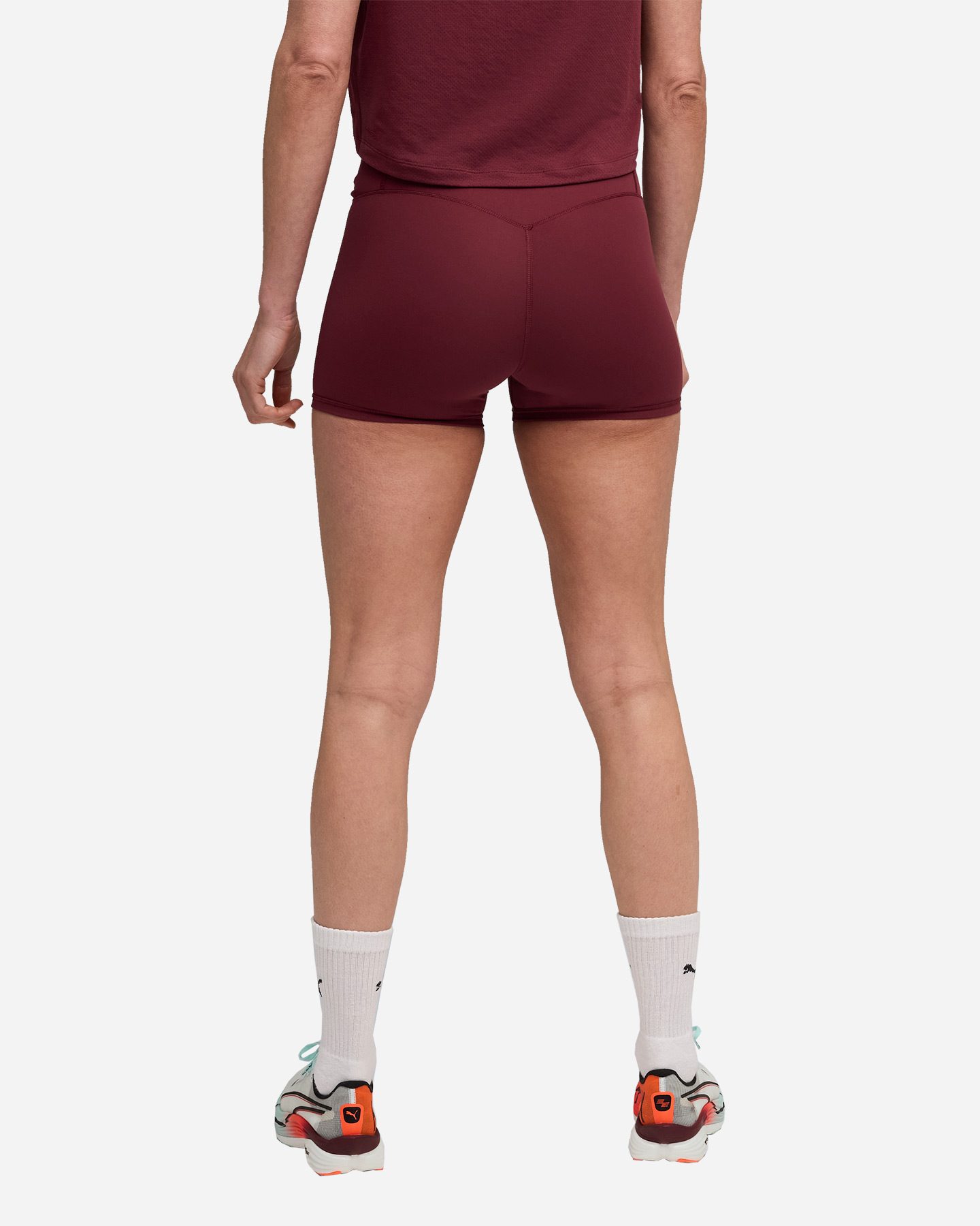 Short training PUMA HYROX SHAPELUXE W - Rosso - 3 | Cisalfa Sport