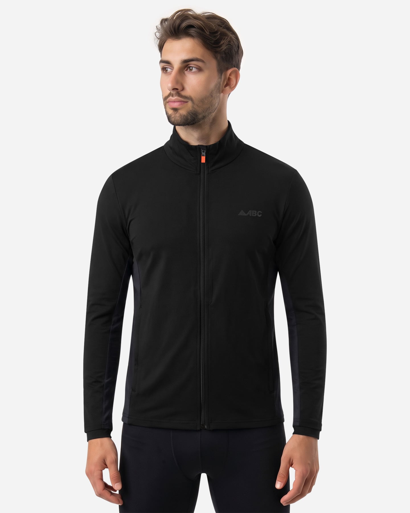 Giacca running ABC TECH M - Nero - 2 | Cisalfa Sport