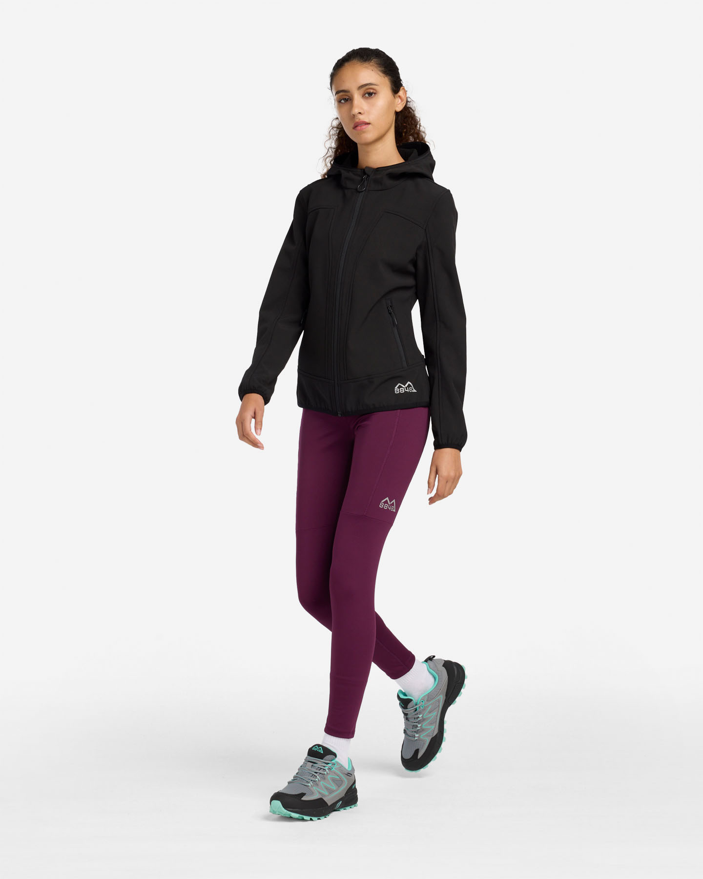 Giacca outdoor 8848 SOFTSHELL W - Nero - 2 | Cisalfa Sport