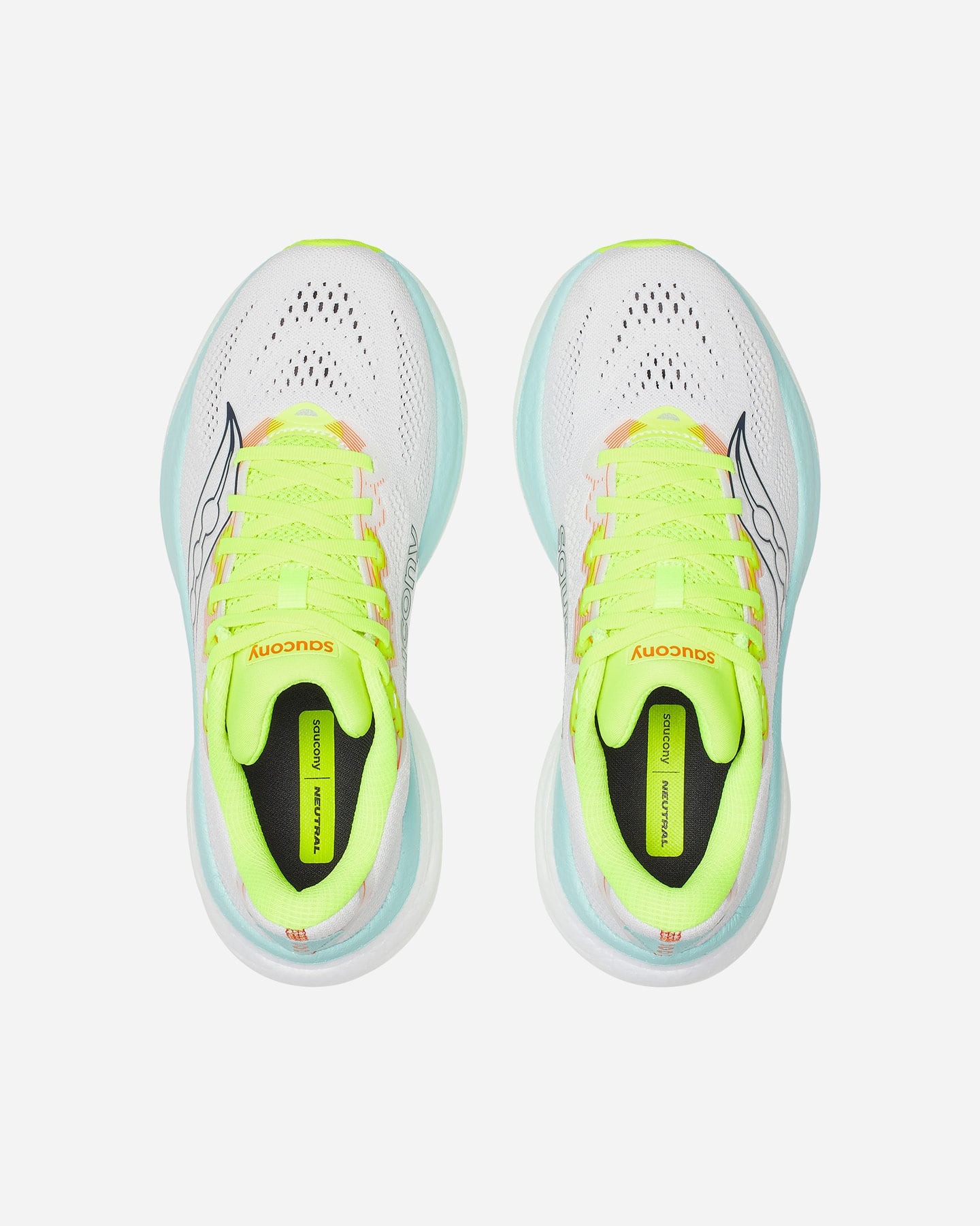Scarpe running SAUCONY RIDE 19 W - Bianco - 3 | Cisalfa Sport