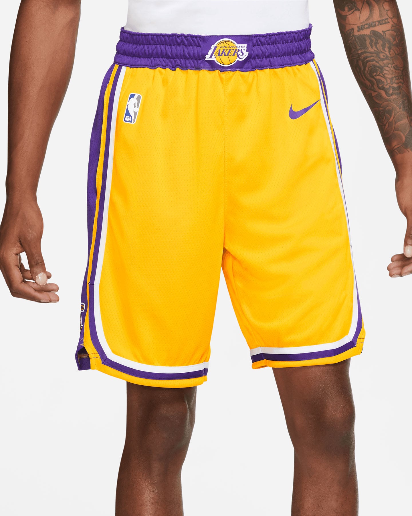 Pantaloncini basket NIKE LOS ANGELES LAKERS M - Giallo - 4 | Cisalfa Sport