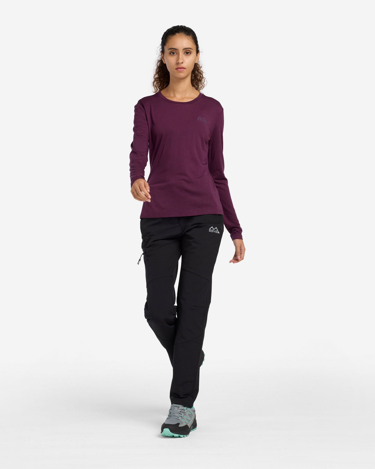 T-shirt 8848 MERINO W - Viola - 2 | Cisalfa Sport