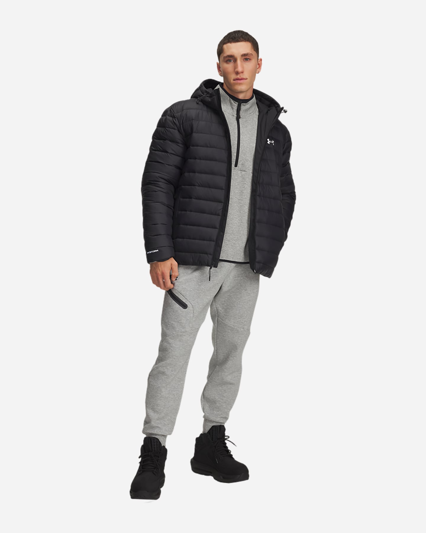 Felpa UNDER ARMOUR PUFFER M - Nero - 2 | Cisalfa Sport
