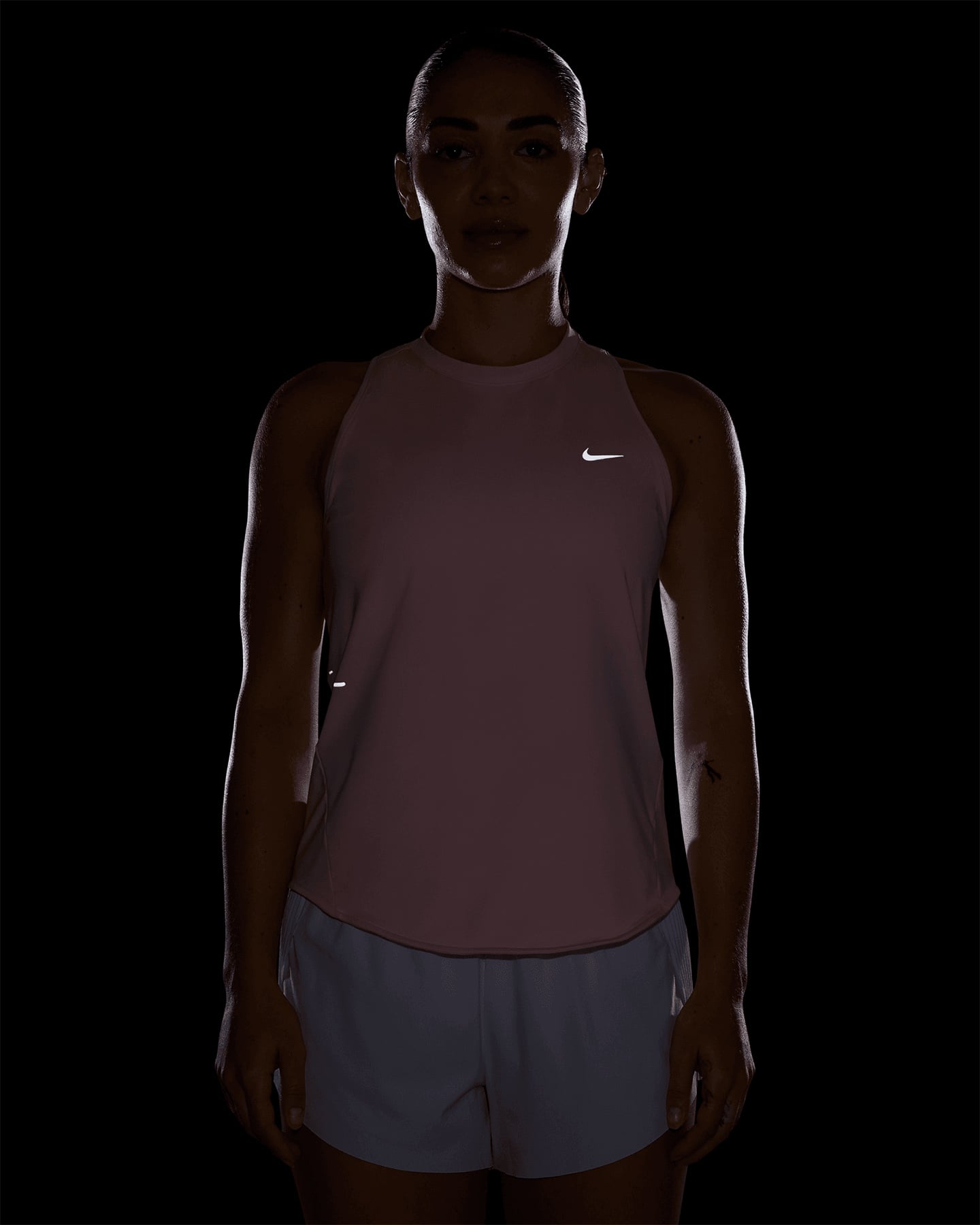 Canotta running NIKE SWIFT W - Rosa - 3 | Cisalfa Sport