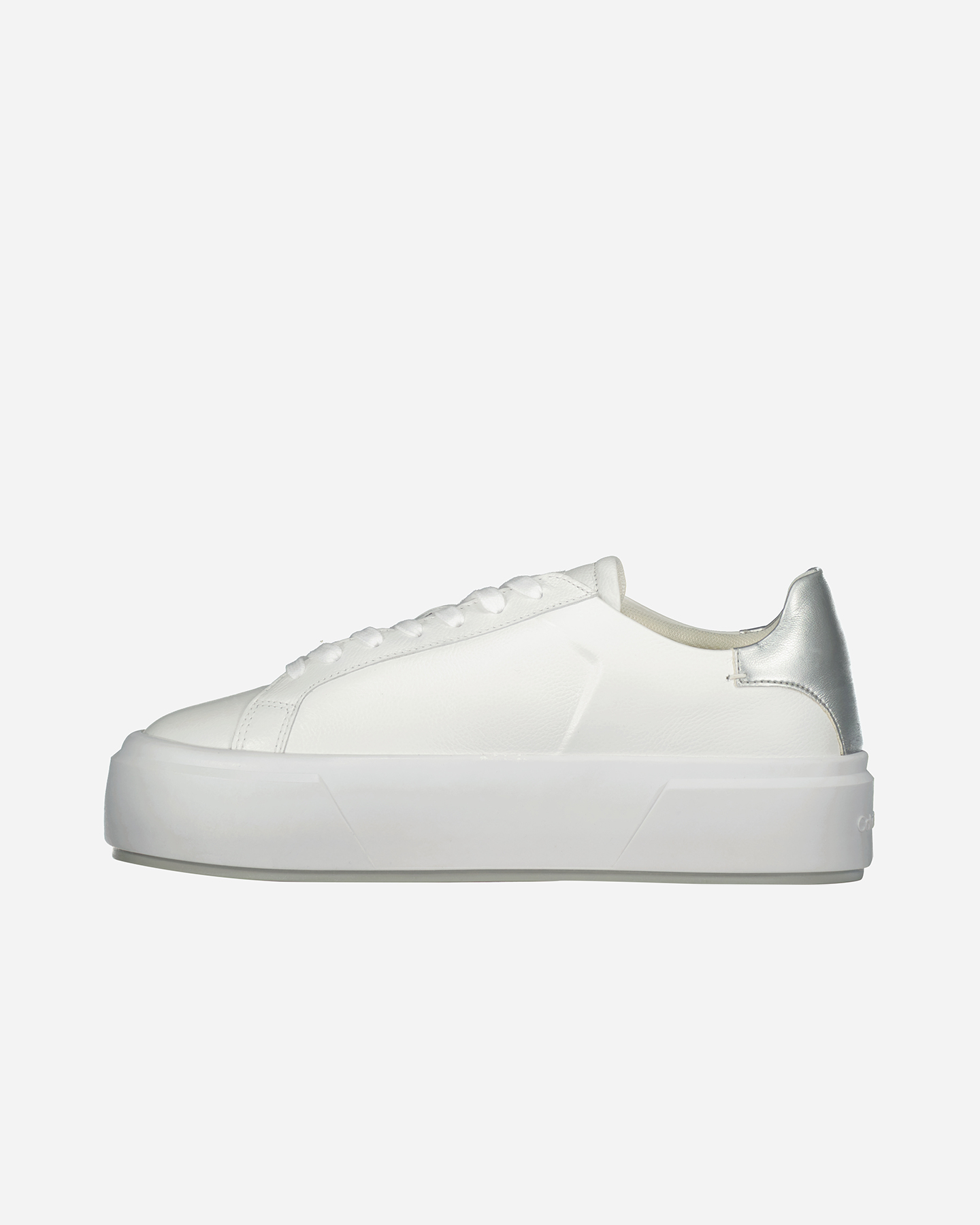 Scarpe sneakers CALVIN KLEIN JEANS FLATFORM LACE UP LTH W - Bianco - 3 | Cisalfa Sport