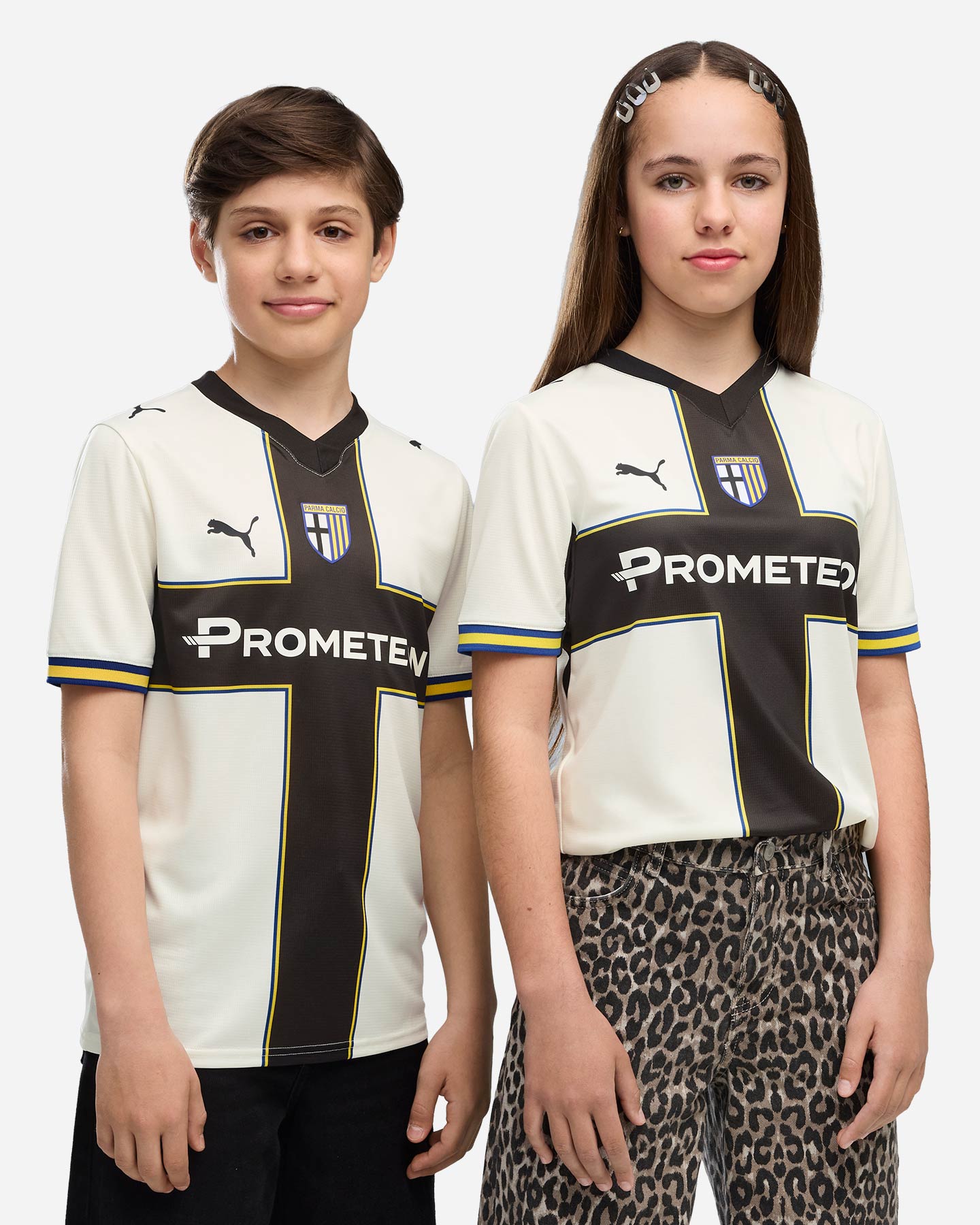 Maglia calcio ufficiale PUMA PARMA CALCIO HOME JR - Bianco - 2 | Cisalfa Sport