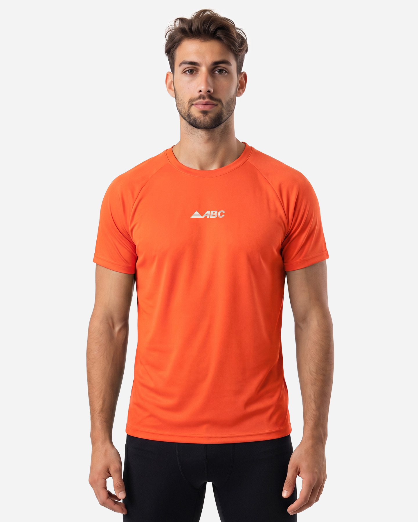 T-shirt running ABC TECH M - Arancione - 2 | Cisalfa Sport
