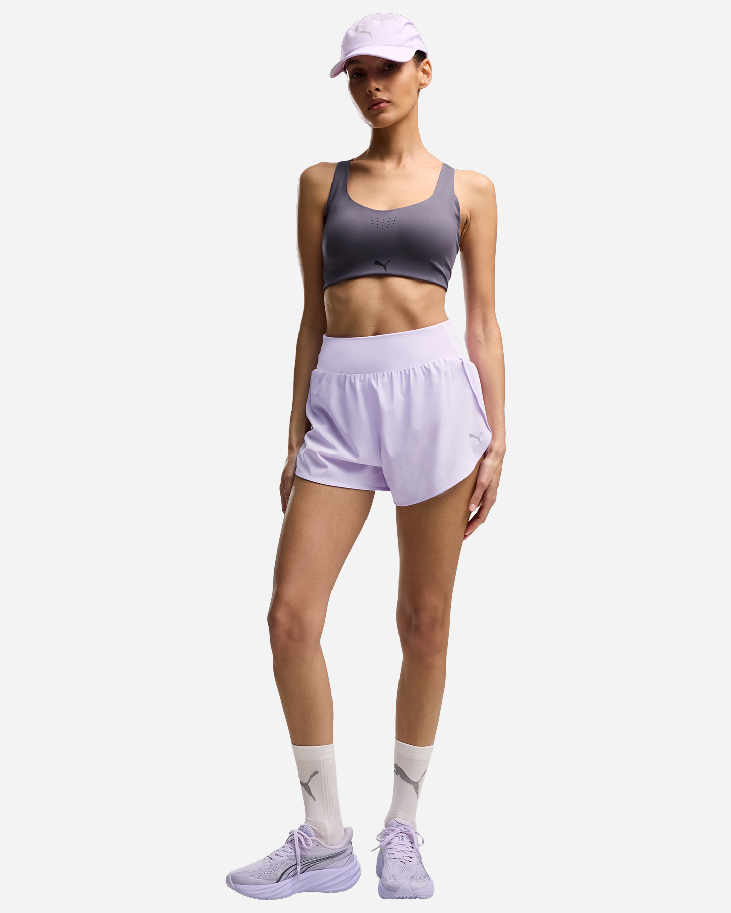 Short running PUMA DREAMRUN W - Viola - 4 | Cisalfa Sport