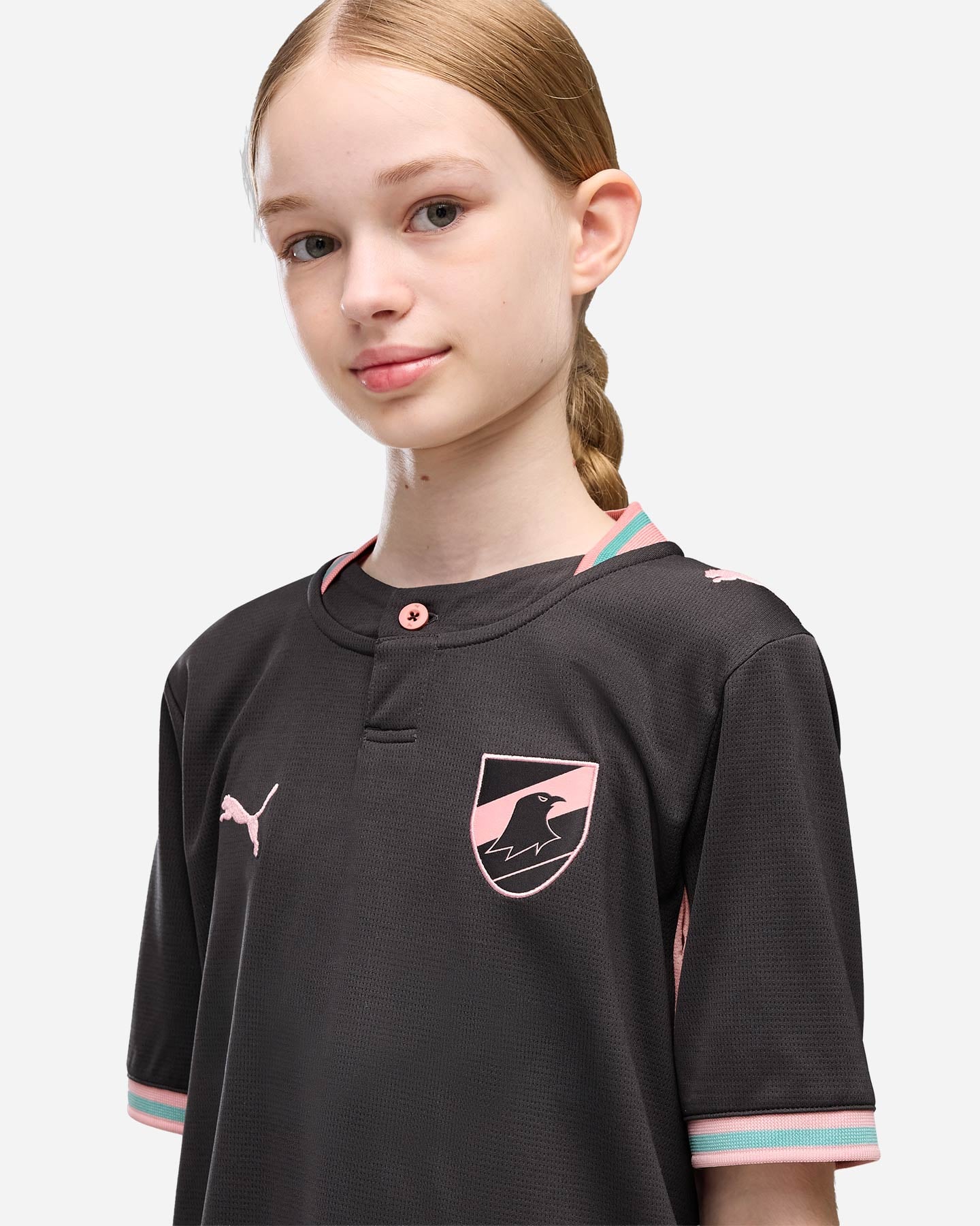 Maglia calcio ufficiale PUMA PALERMO 3RD JR - Antracite - 5 | Cisalfa Sport