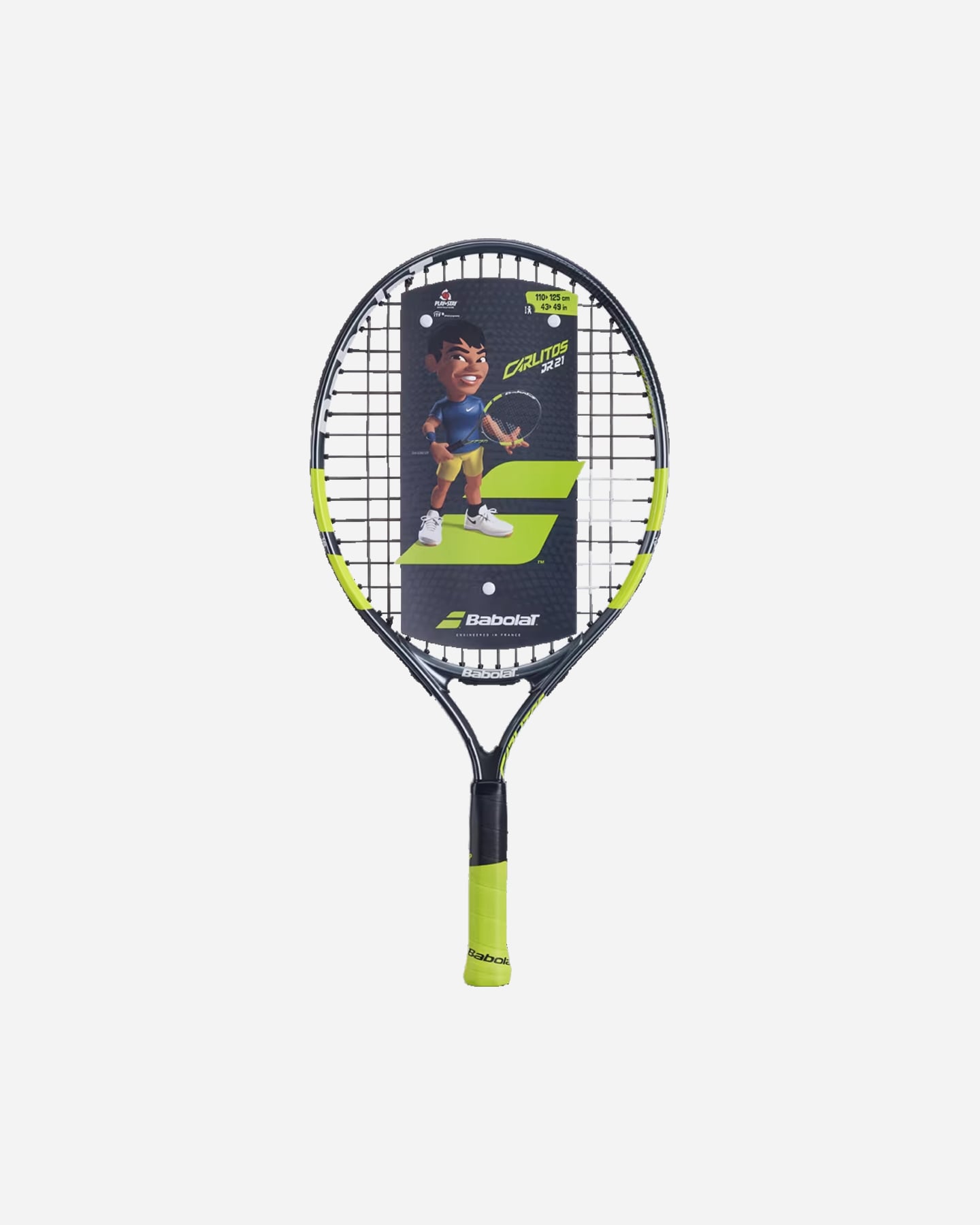 Racchetta tennis BABOLAT CARLITOS 21 JR - Grigio - 1 | Cisalfa Sport