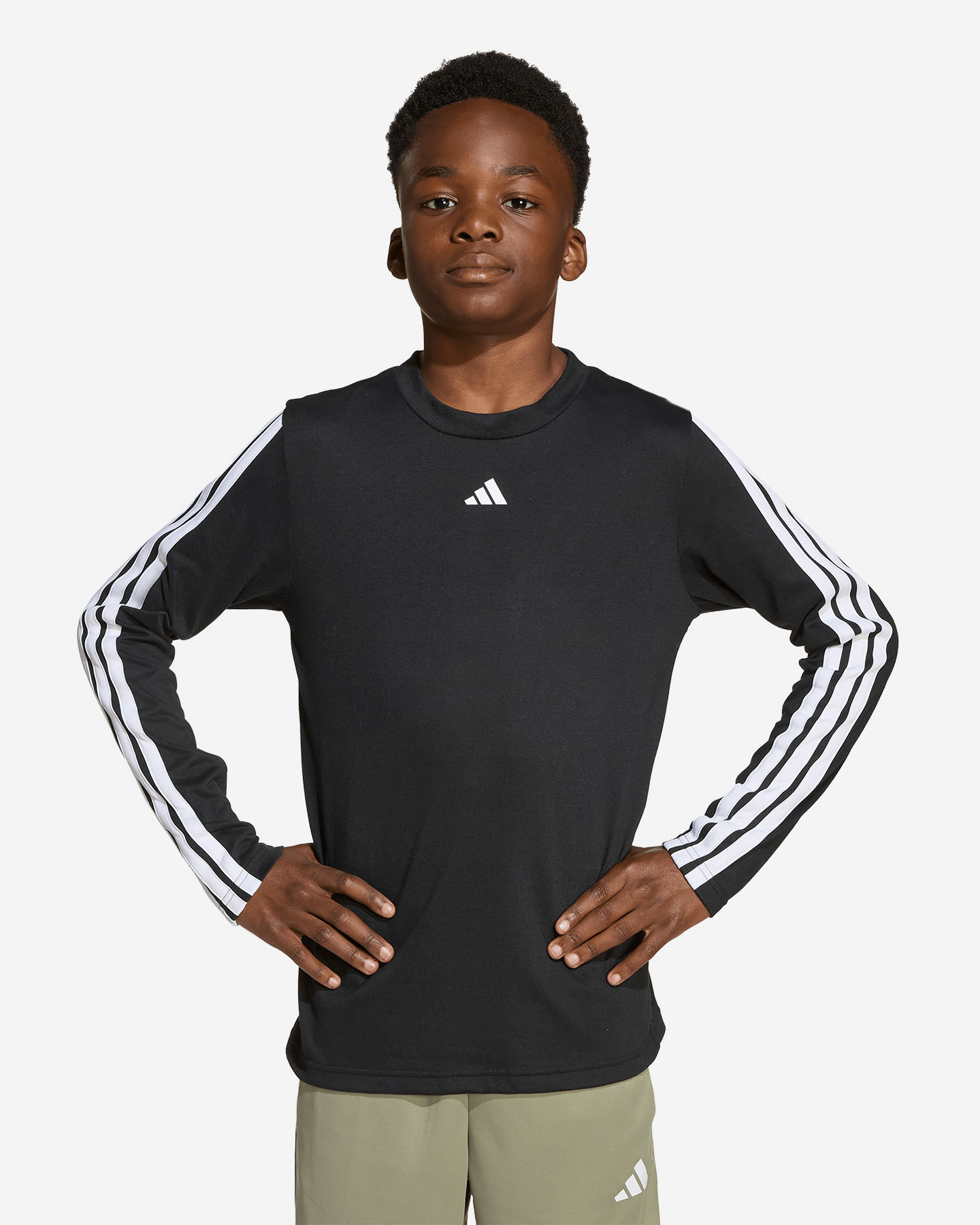 T-shirt ADIDAS 3STRIPES JR - Nero - 1 | Cisalfa Sport